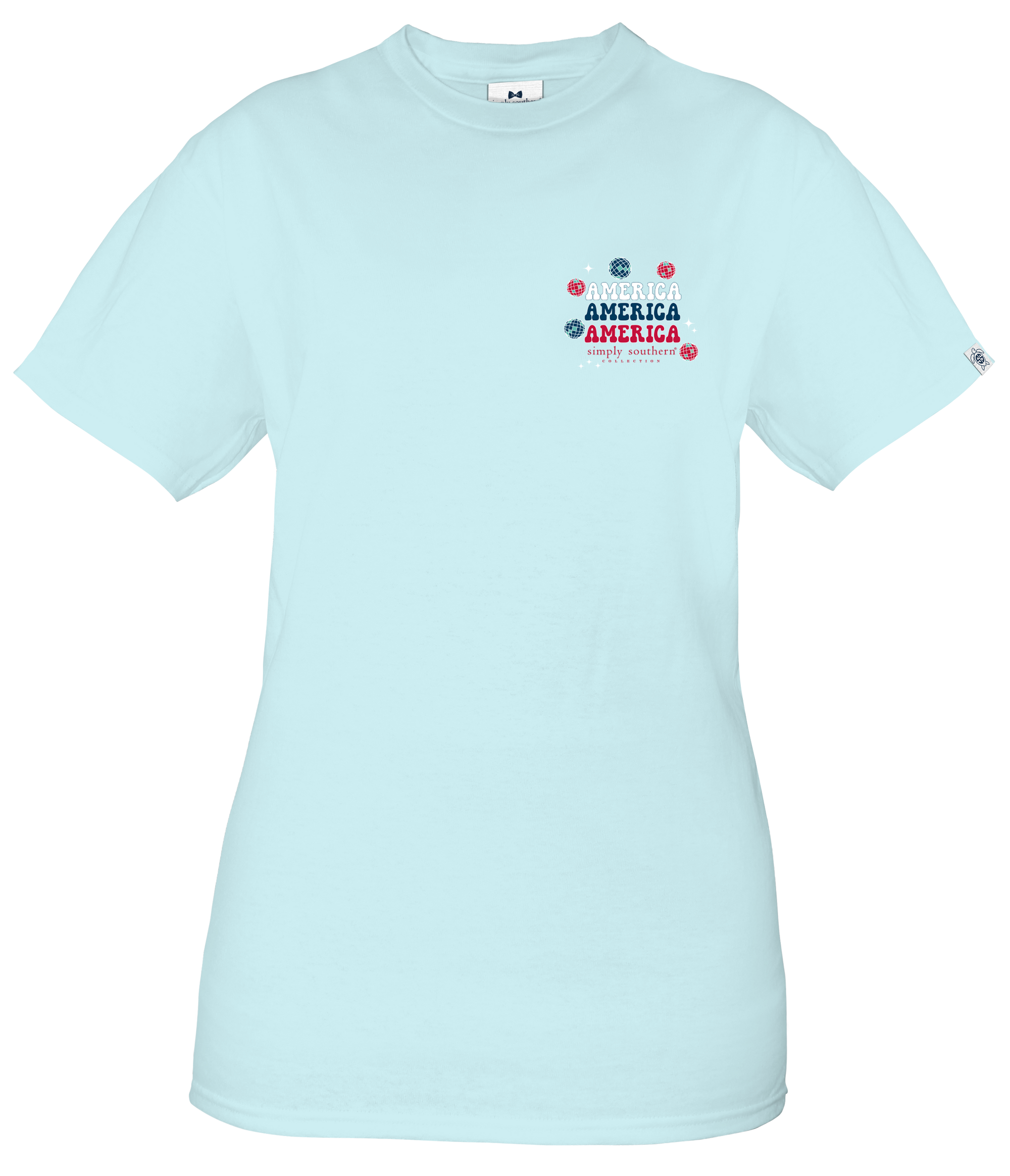 Simply Southern Born To Sparkle USA T-Shirt