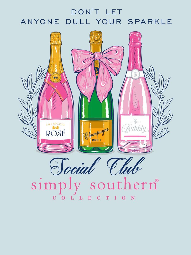 Simply Southern Dull Your Sparkle Social Club T-Shirt