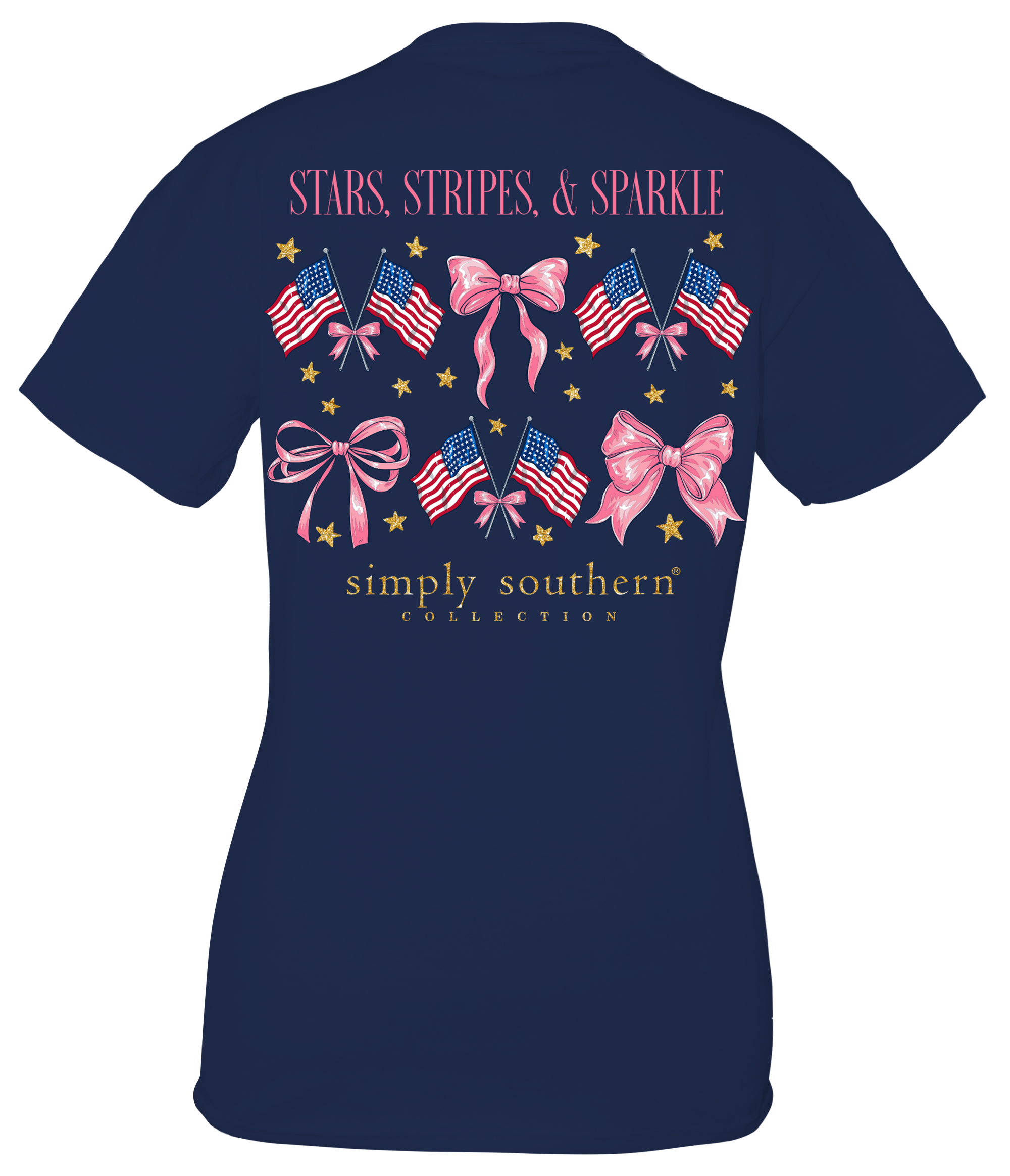 Simply Southern USA Stars Stripes & Sparkle T-Shirt