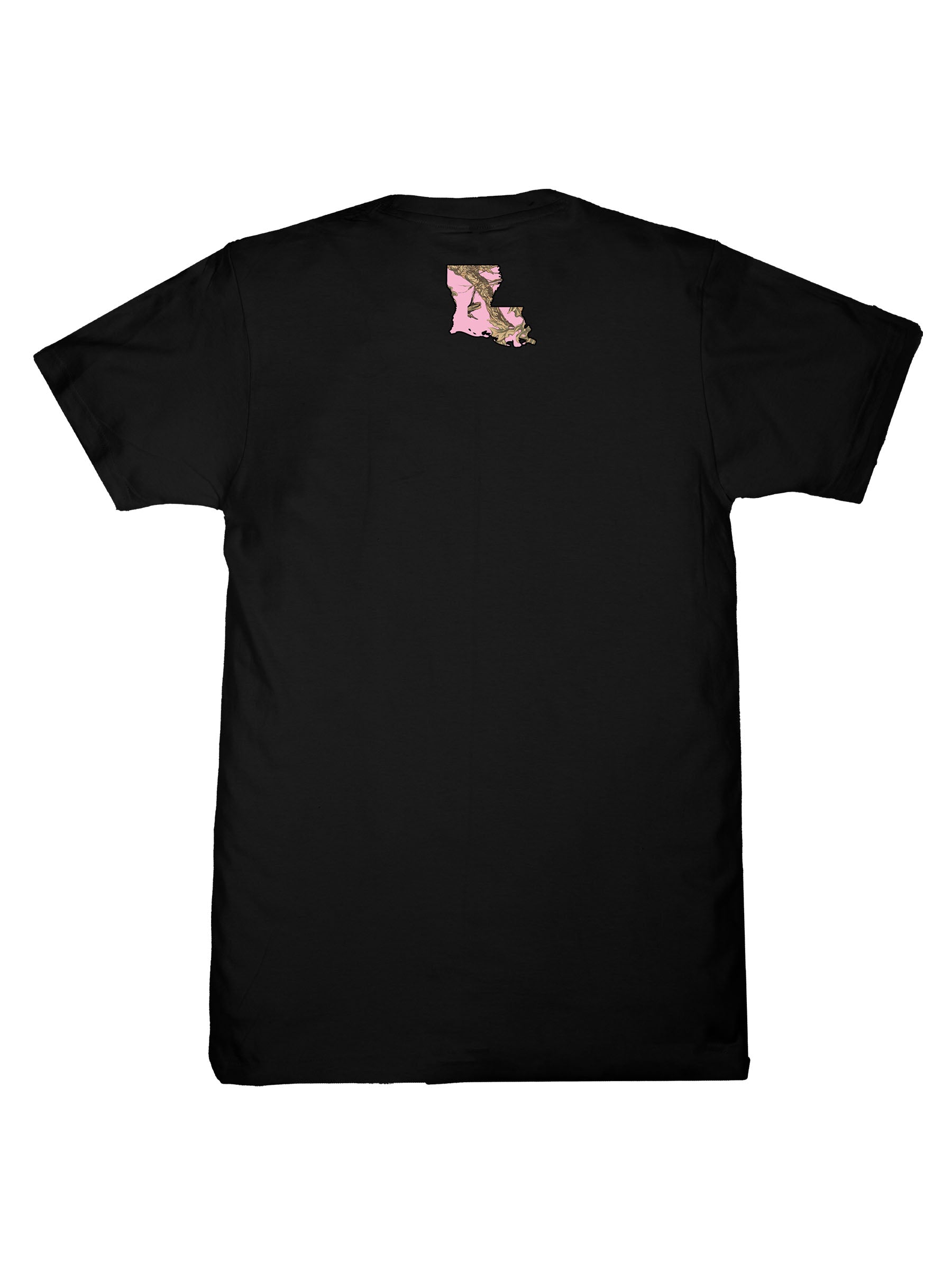 Simply Southern Louisiana Camo Bow Black T-Shirt