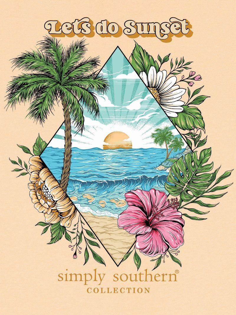 Simply Southern Sunset Beach Sun T-Shirt