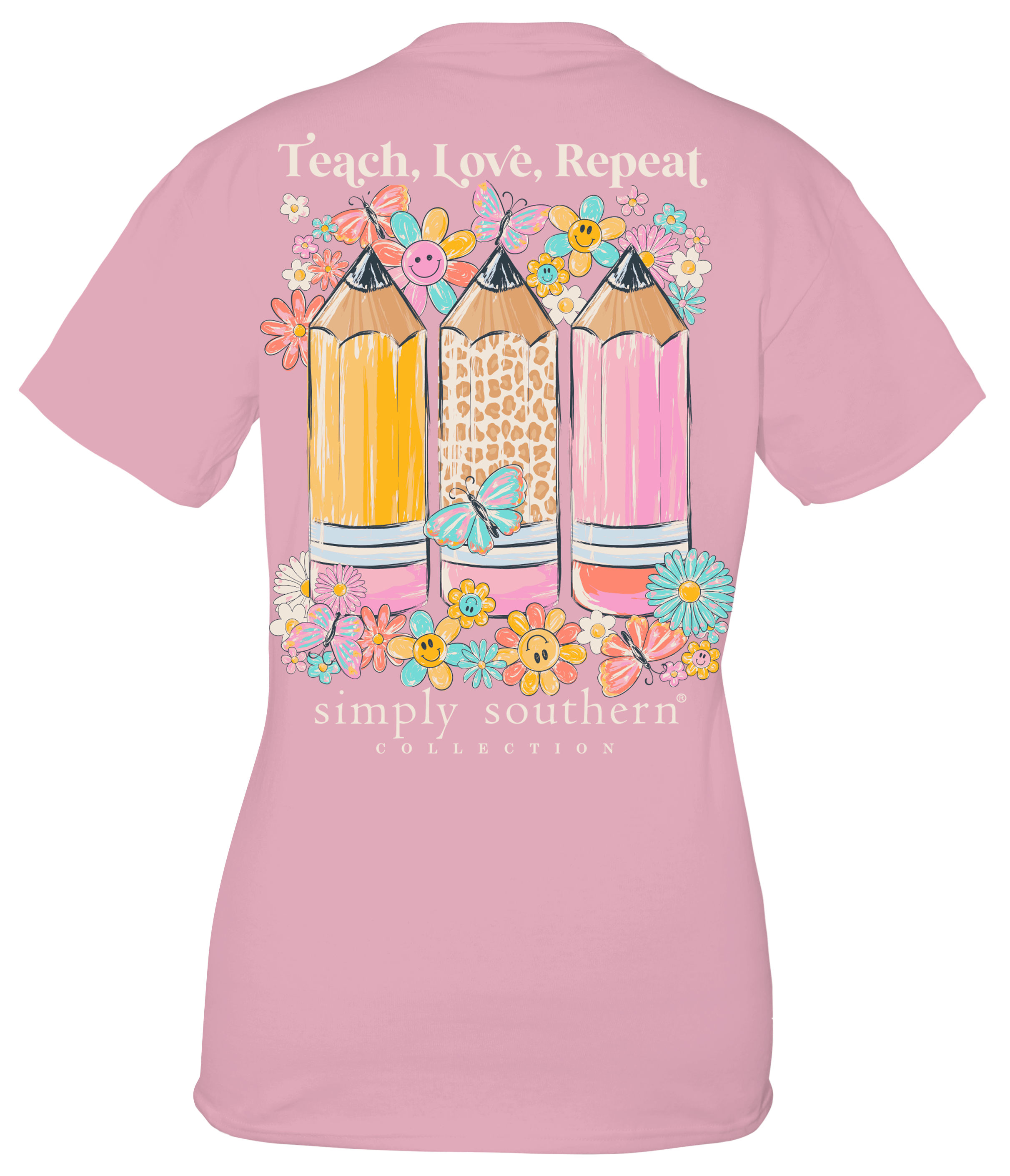 Simply Southern "In My Teaching Era" T-Shirt - Adult Relaxed Fit Tee - View #6
