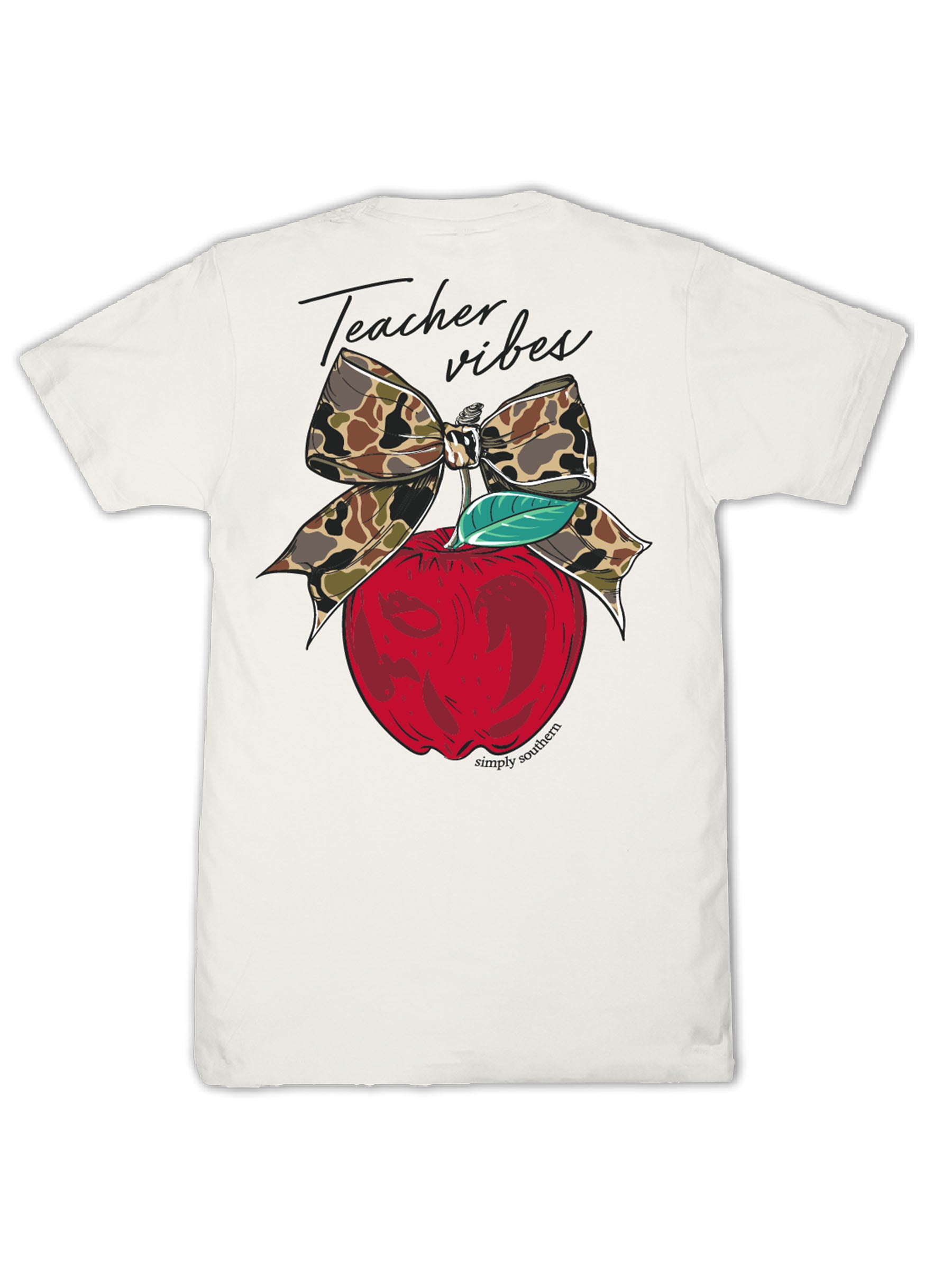 Simply Southern Teacher Vibes Linen T-Shirt