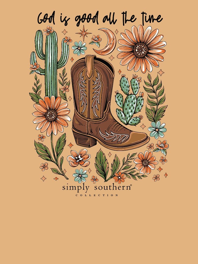 Simply Southern God Is Good Time T-Shirt