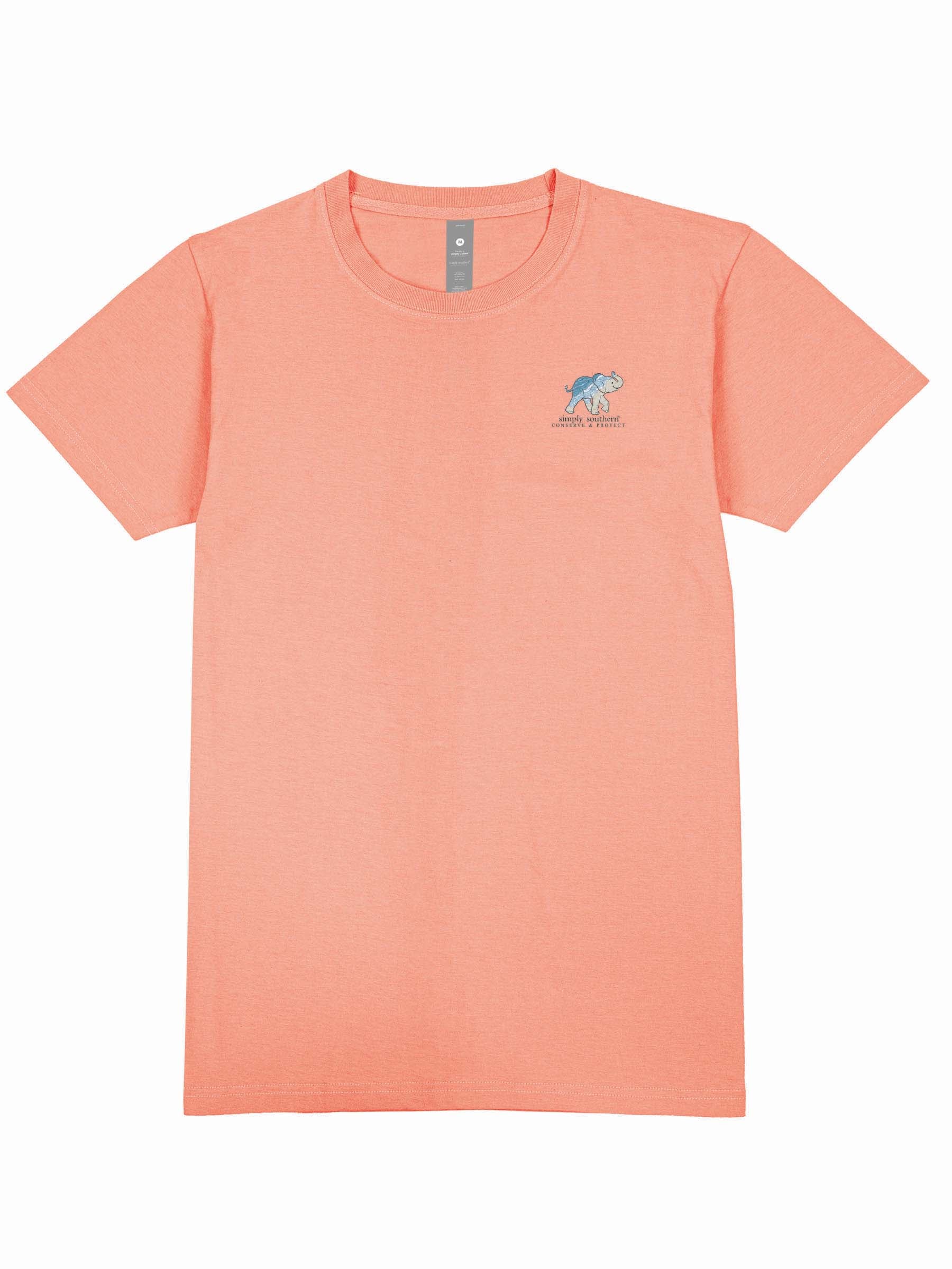 Simply Southern Elephant Tracker Beach T-Shirt