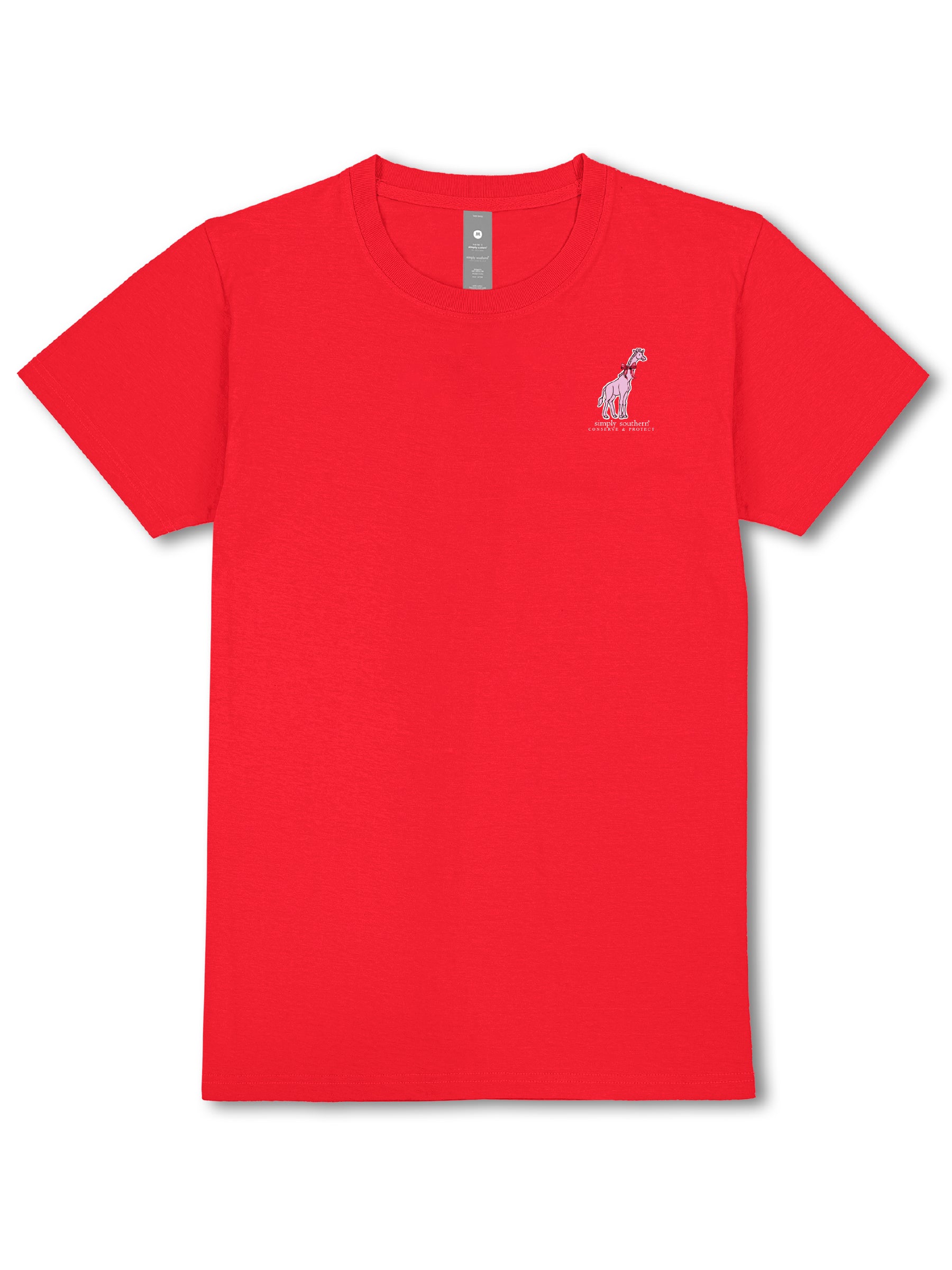 Simply Southern Giraffe Tracker Candy Holiday T-Shirt