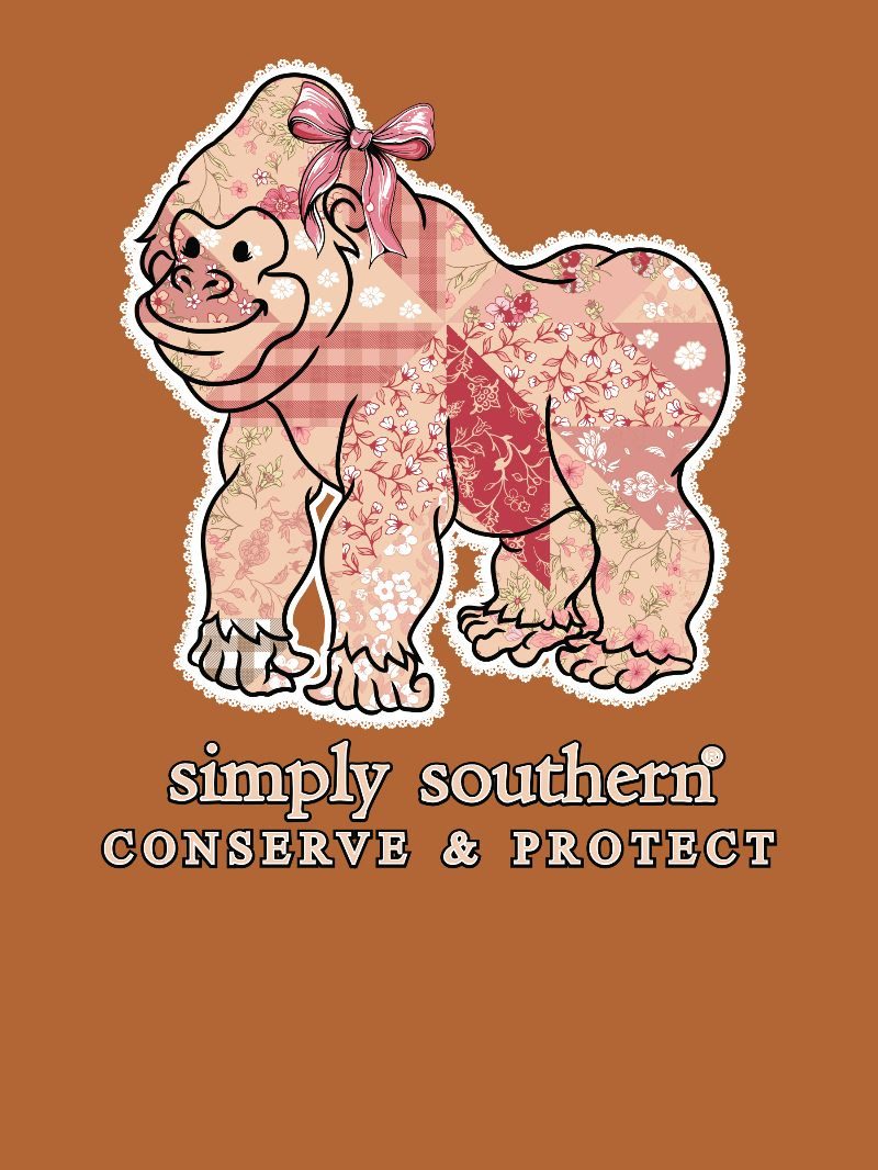 Simply Southern Gorilla Tracker Patch T-Shirt