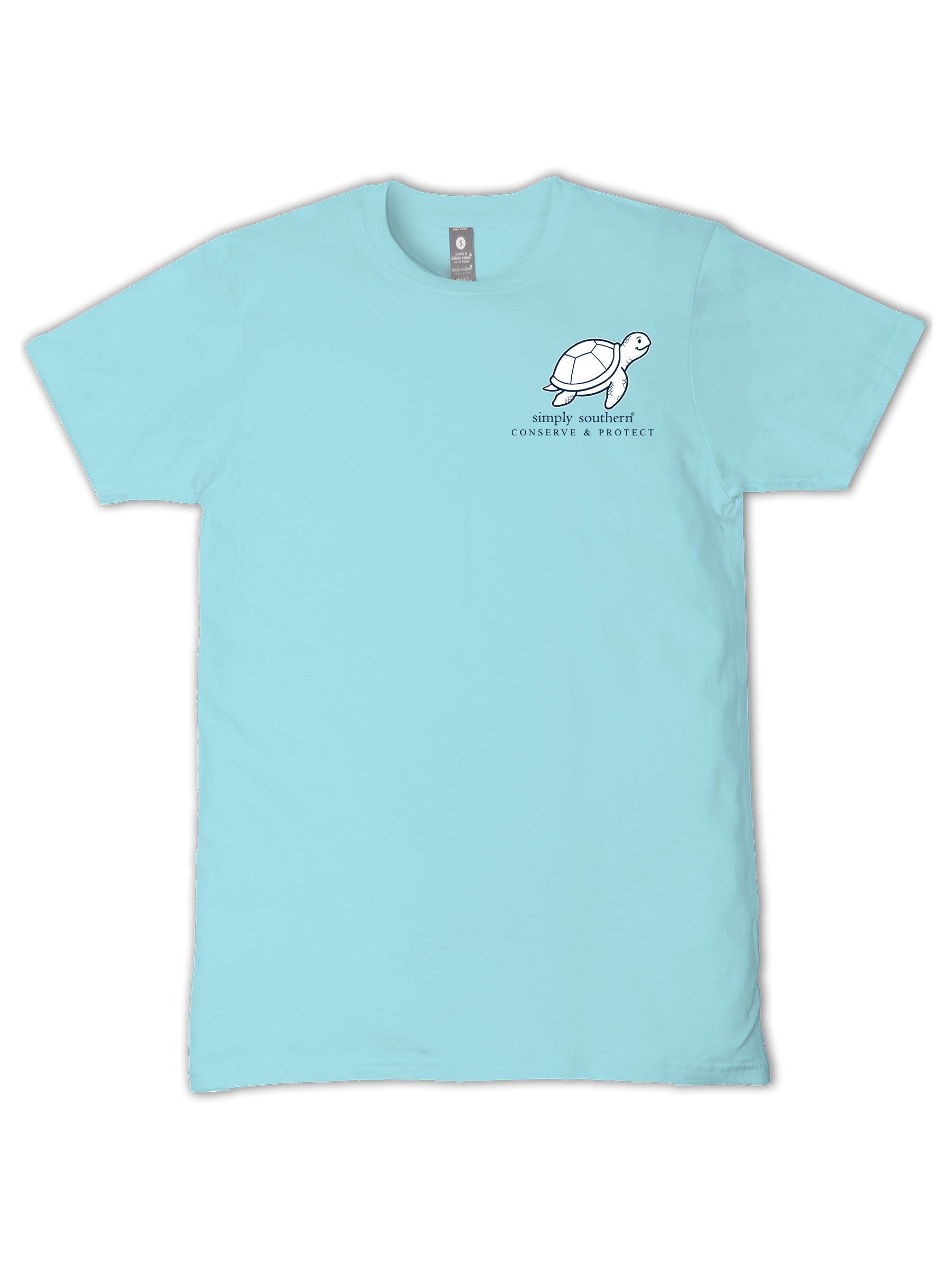 Simply Southern Turtle Tracker Floral Pattern T-Shirt