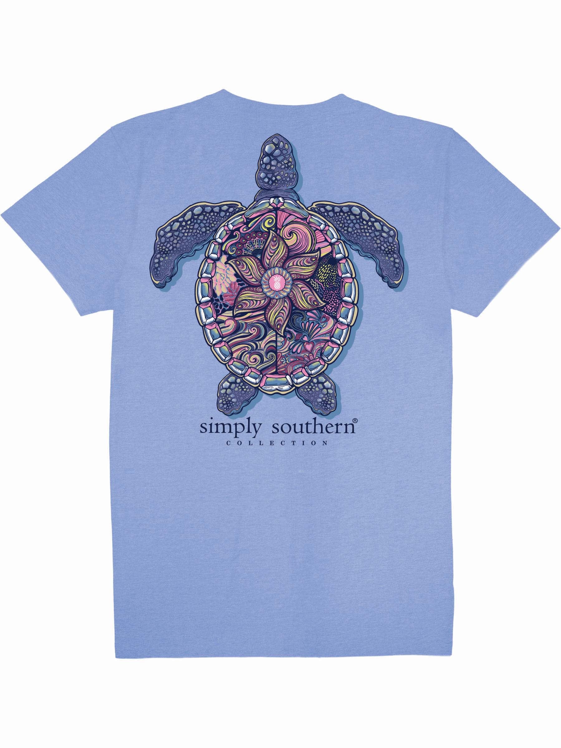 Simply Southern Turtle Tracker Mandala Wave T-Shirt