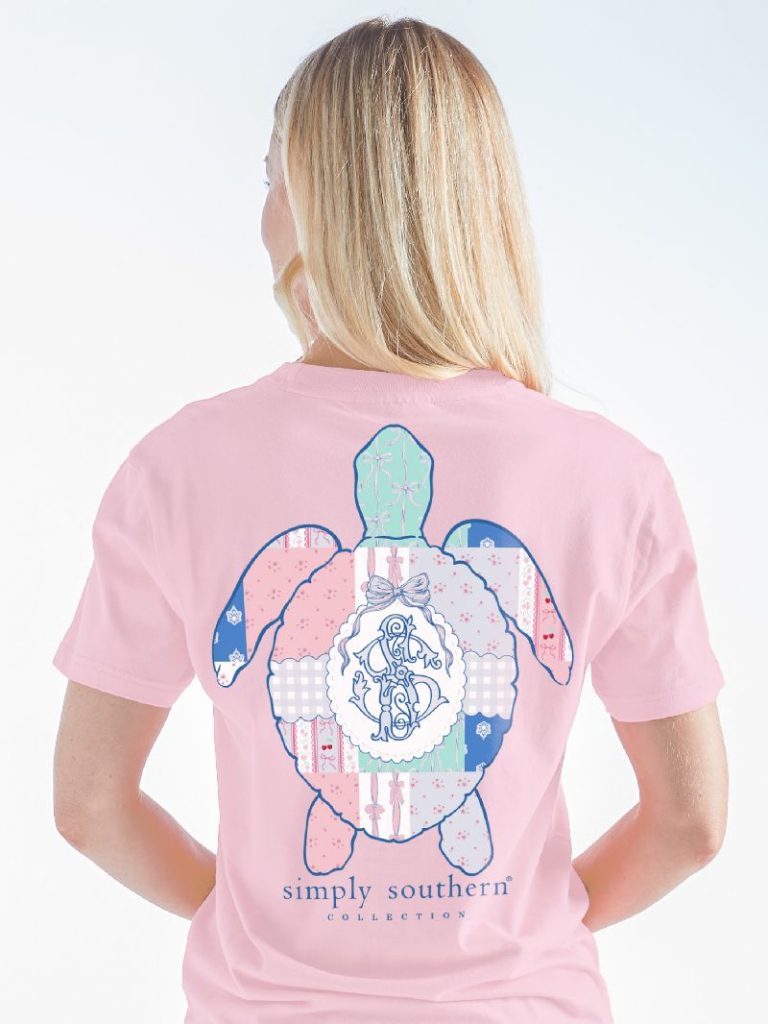 Simply Southern Turtle Tracker Quilted Patchwork T-Shirt
