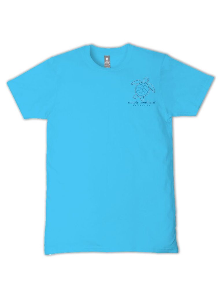 Simply Southern Turtle Tracker Bows Lagoon T-Shirt