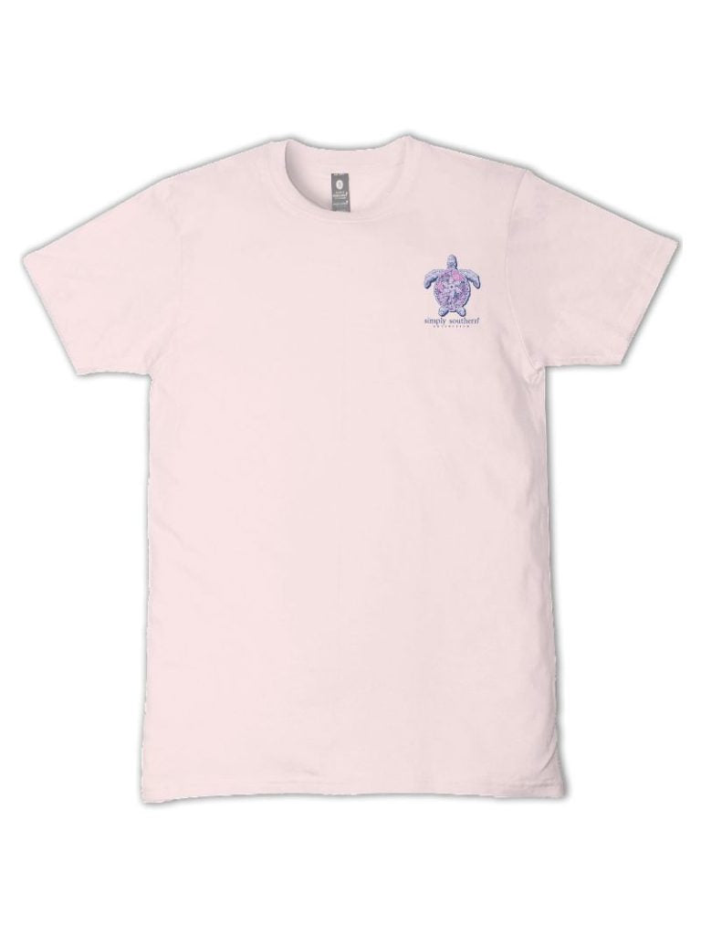 Simply Southern Turtle Tracker Mandala Rosy T-Shirt