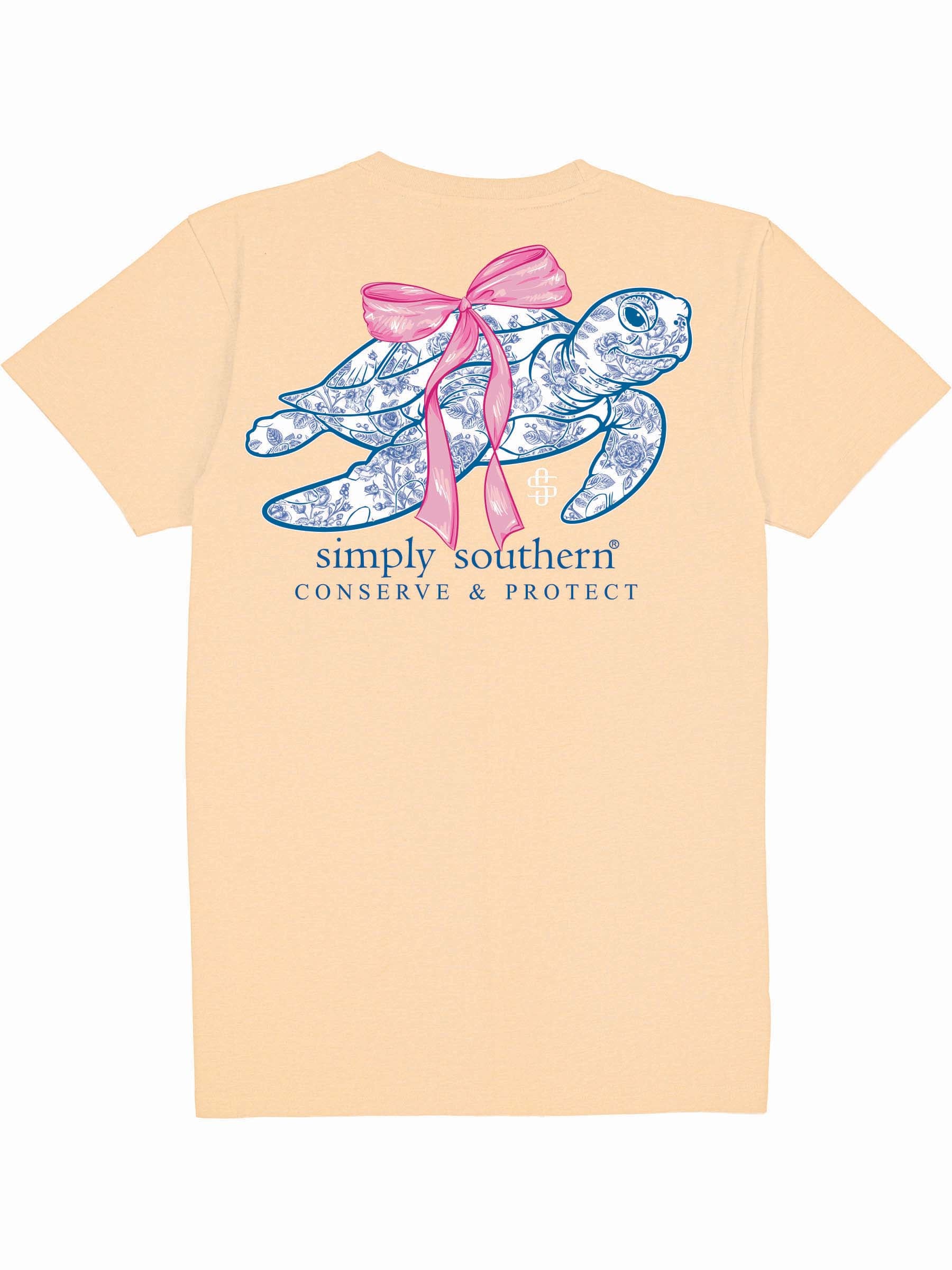 Simply Southern Turtle Tracker Roses T-Shirt
