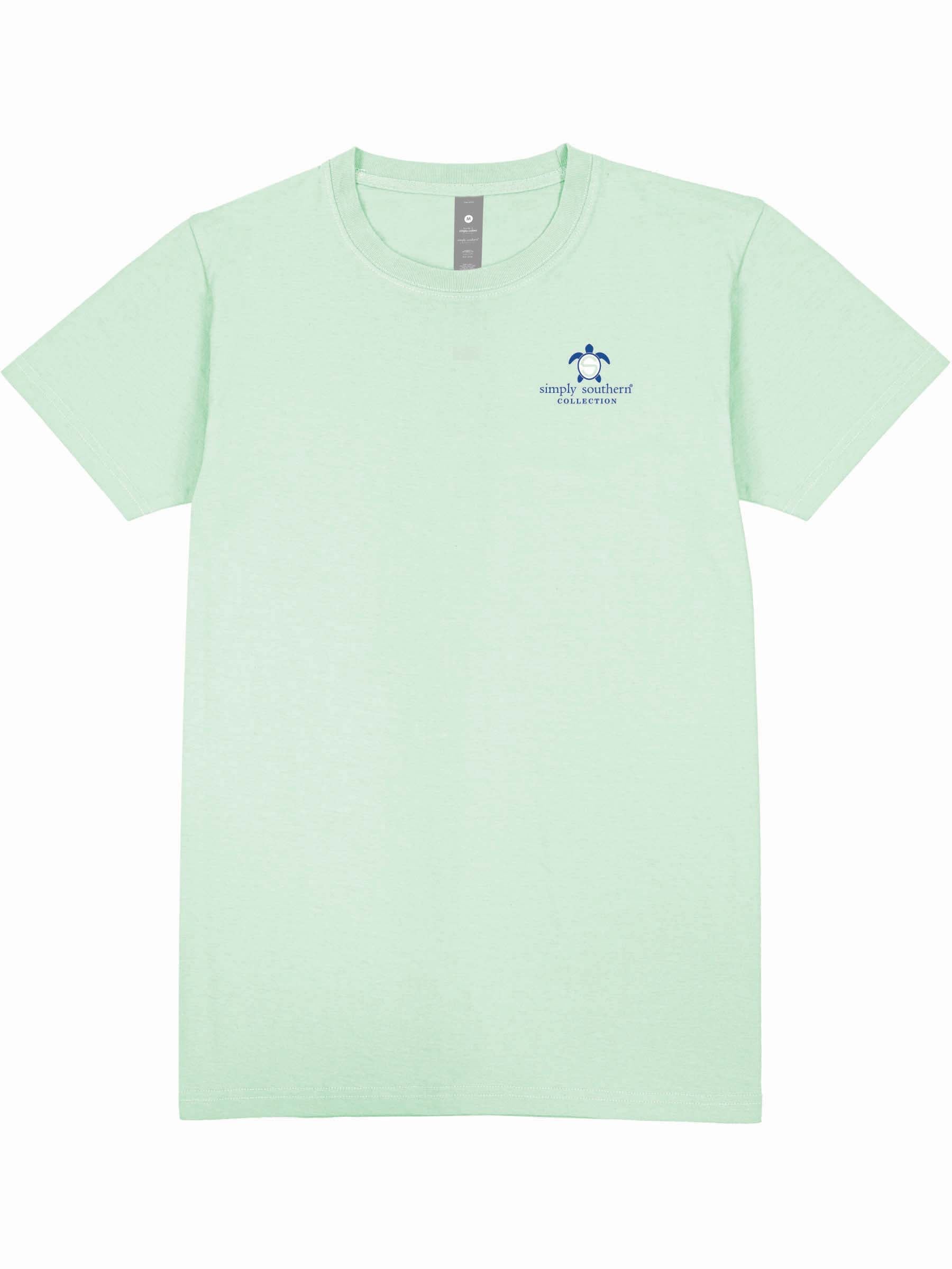 Simply Southern Turtle Tracker Reef Mint T-Shirt