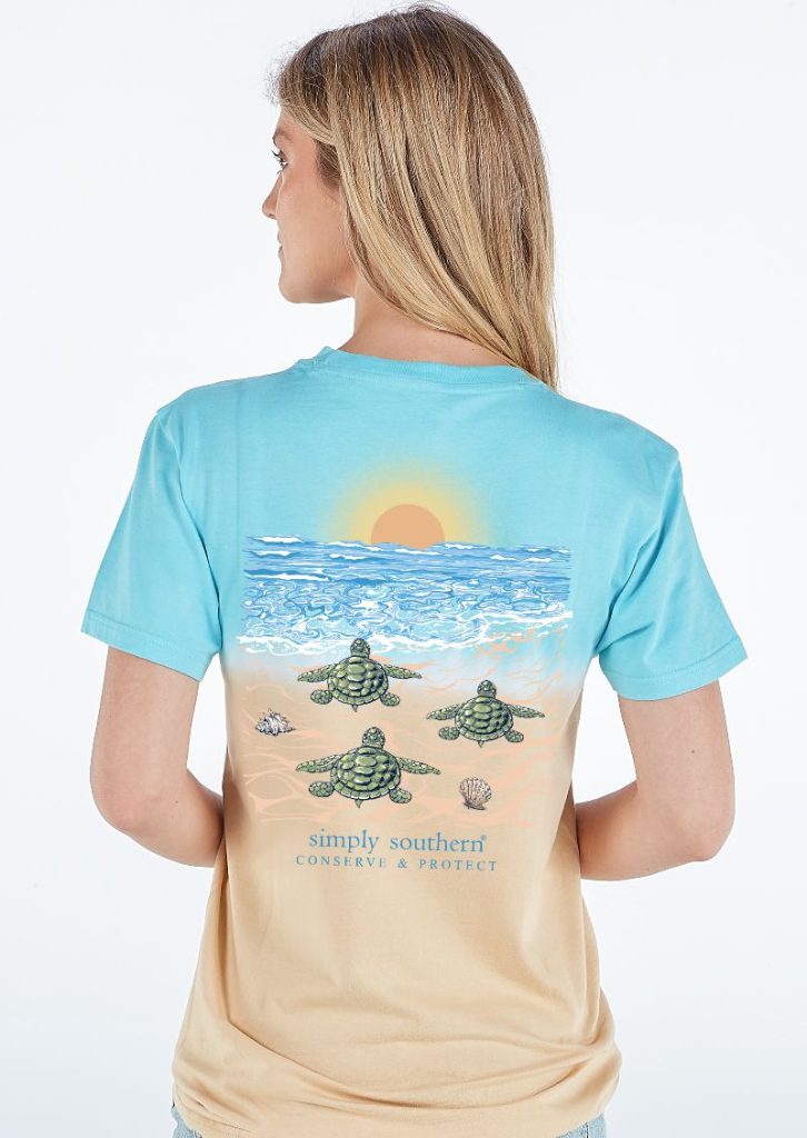 Simply Southern Turtle Tracker Hatch Splash Tie Dye T-Shirt