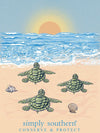 Simply Southern Turtle Tracker Hatch Splash Tie Dye T-Shirt