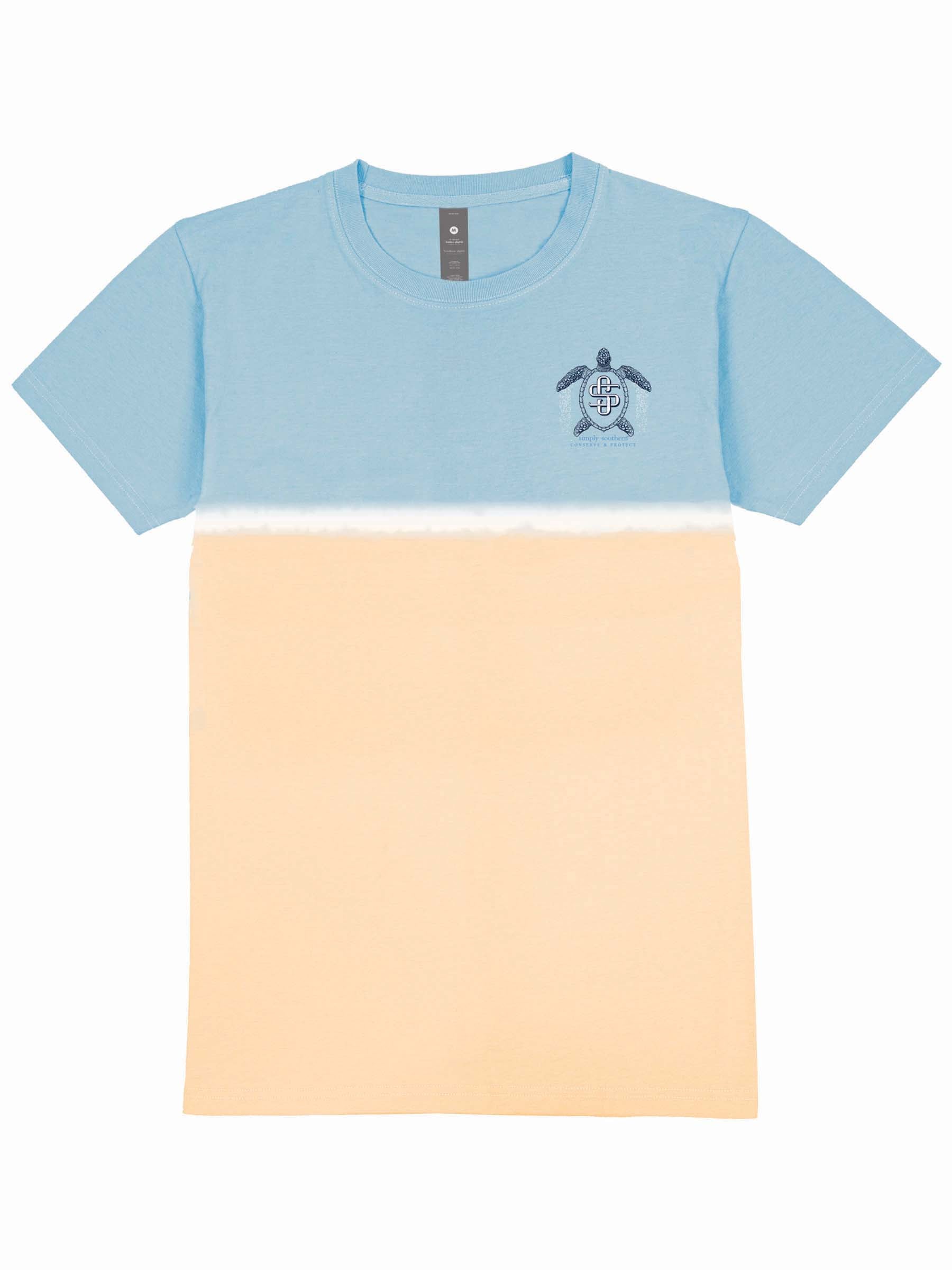 Simply Southern Turtle Tracker Hatch Splash Tie Dye T-Shirt