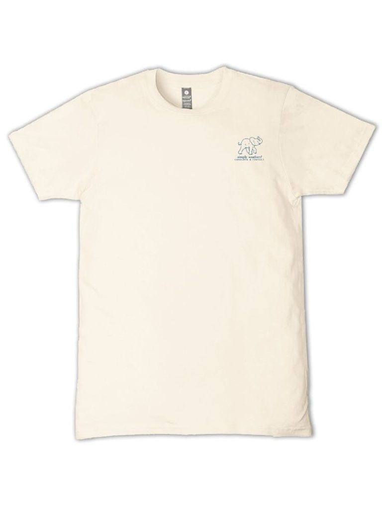 Simply Southern Elephant Tracker Mediterranean Wisp T-Shirt