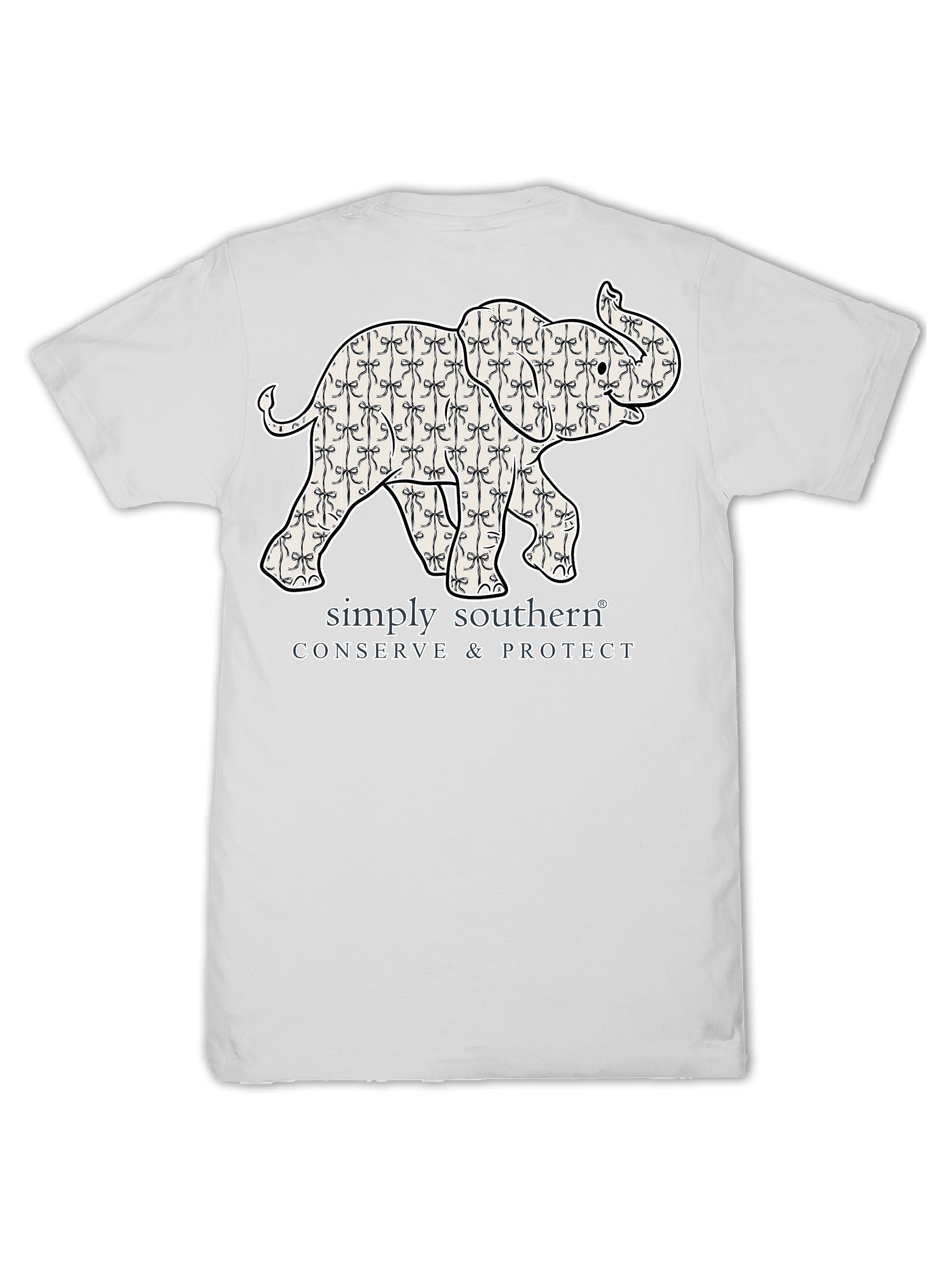 Simply Southern Elephant Tracker Bows Star T-Shirt