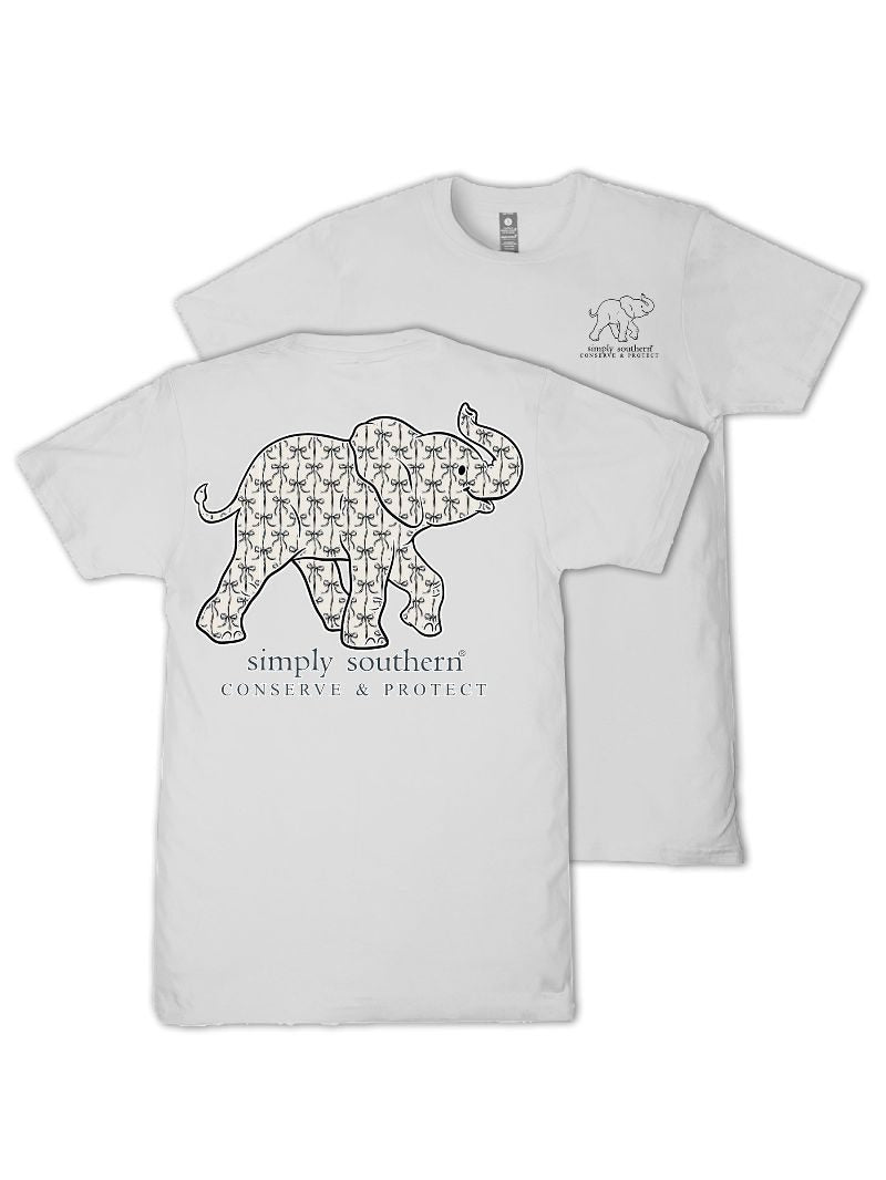 Simply Southern Elephant Tracker Bows Star T-Shirt