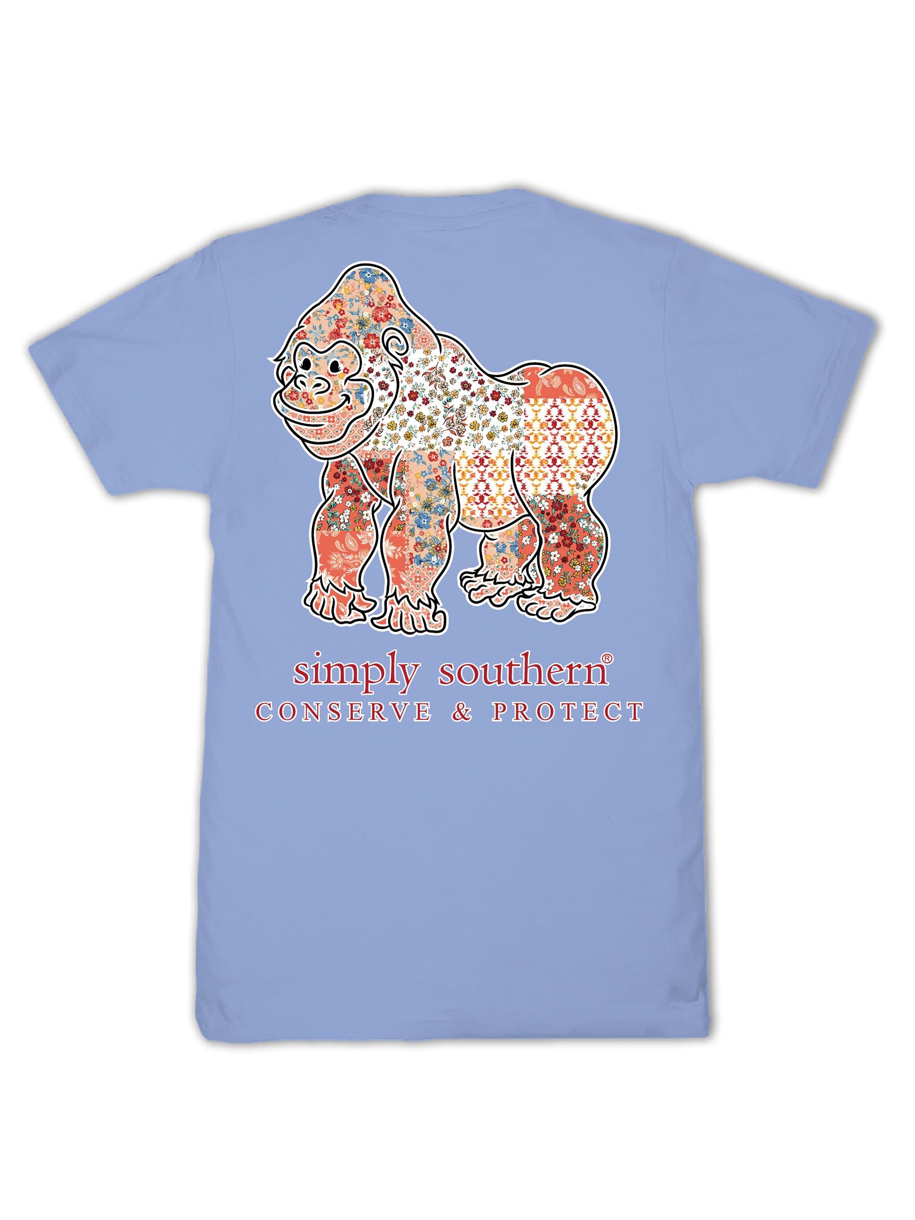 Simply Southern Gorilla Tracker Patch Wave T-Shirt