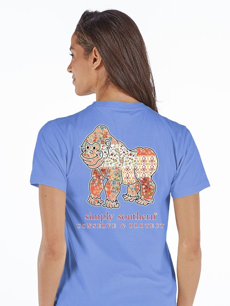 Simply Southern Gorilla Tracker Patch Wave T-Shirt