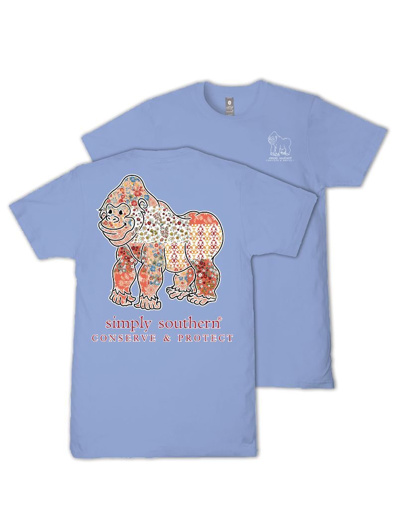 Simply Southern Gorilla Tracker Patch Wave T-Shirt