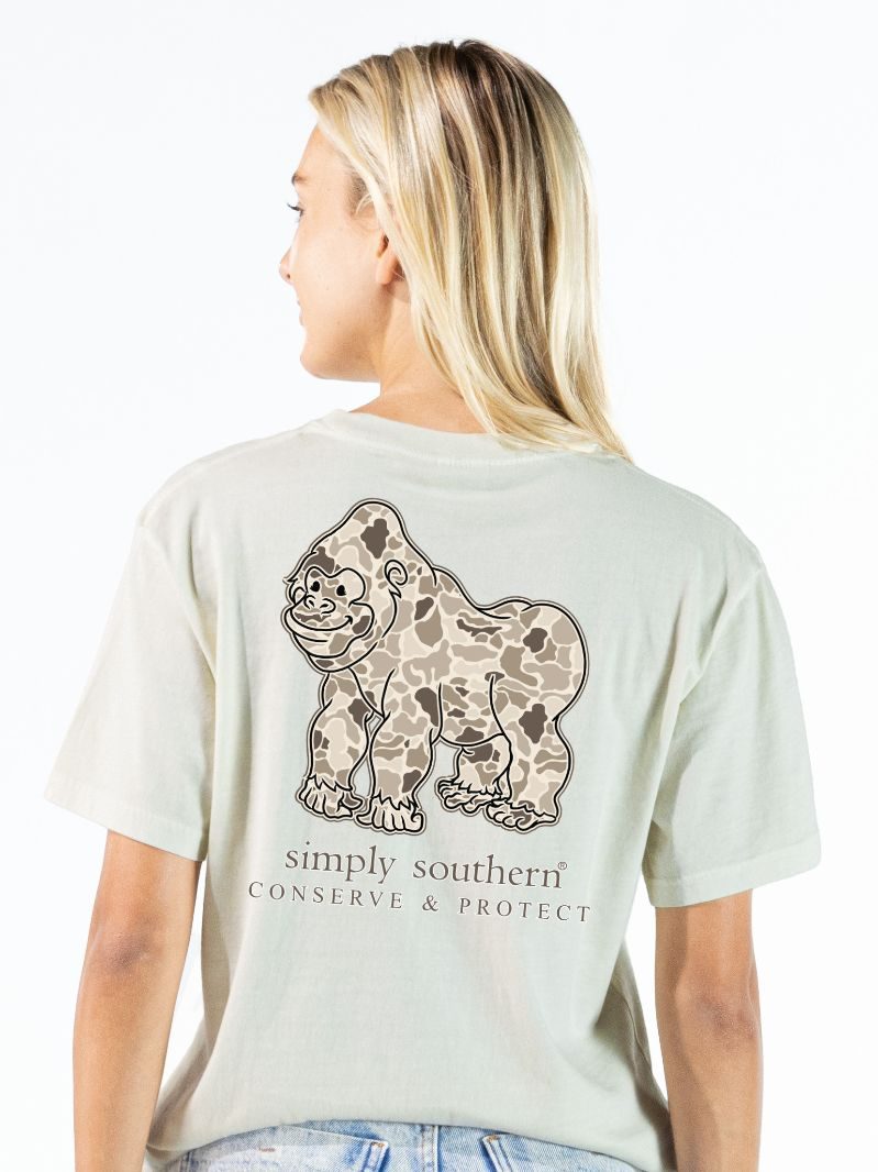Simply Southern Gorilla Tracker Camo Dust T-Shirt