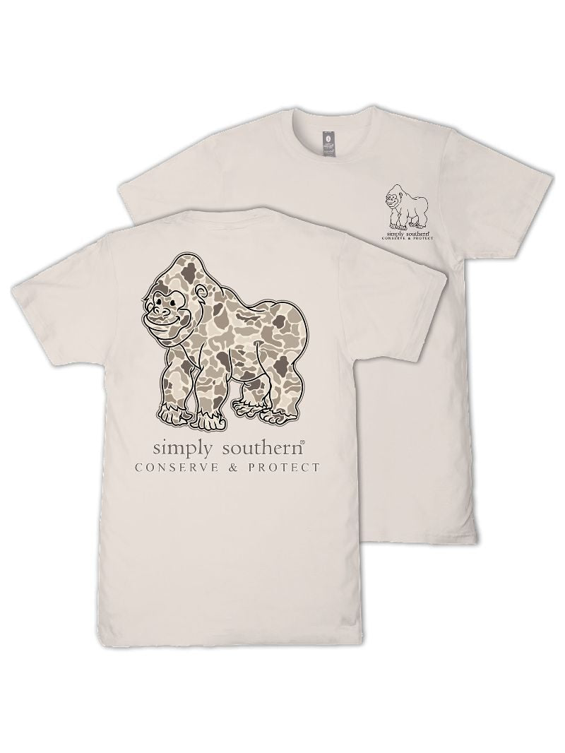 Simply Southern Gorilla Tracker Camo Dust T-Shirt