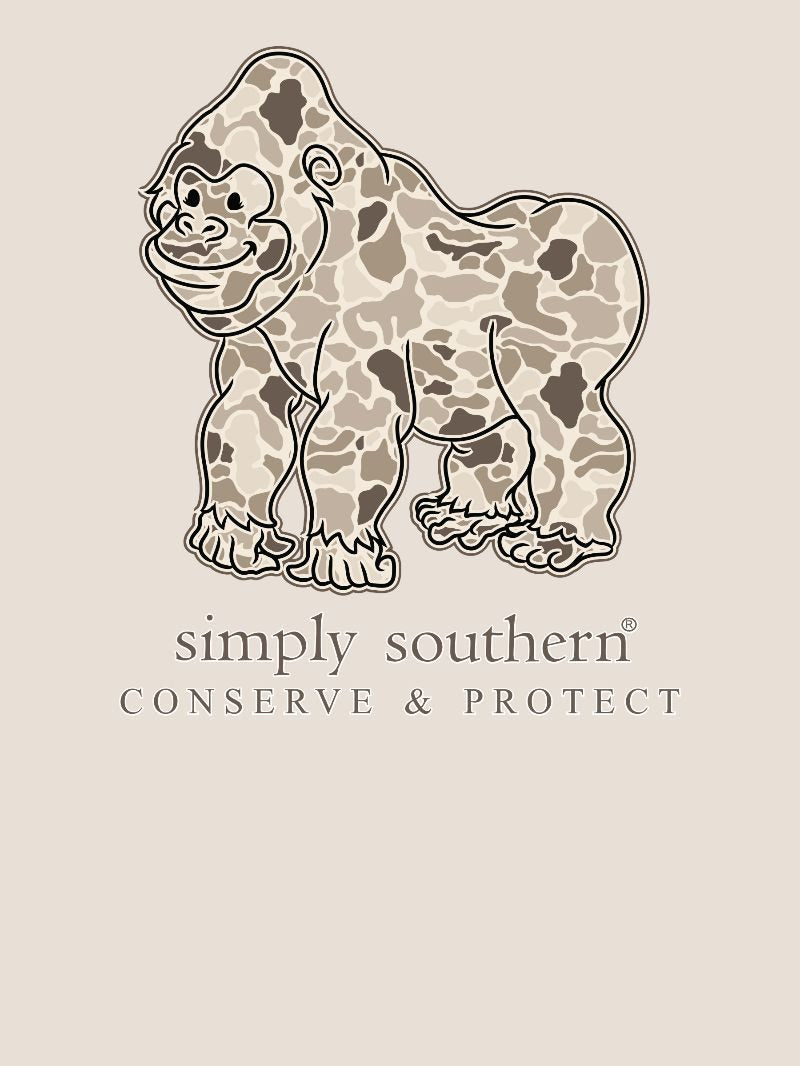 Simply Southern Gorilla Tracker Camo Dust T-Shirt