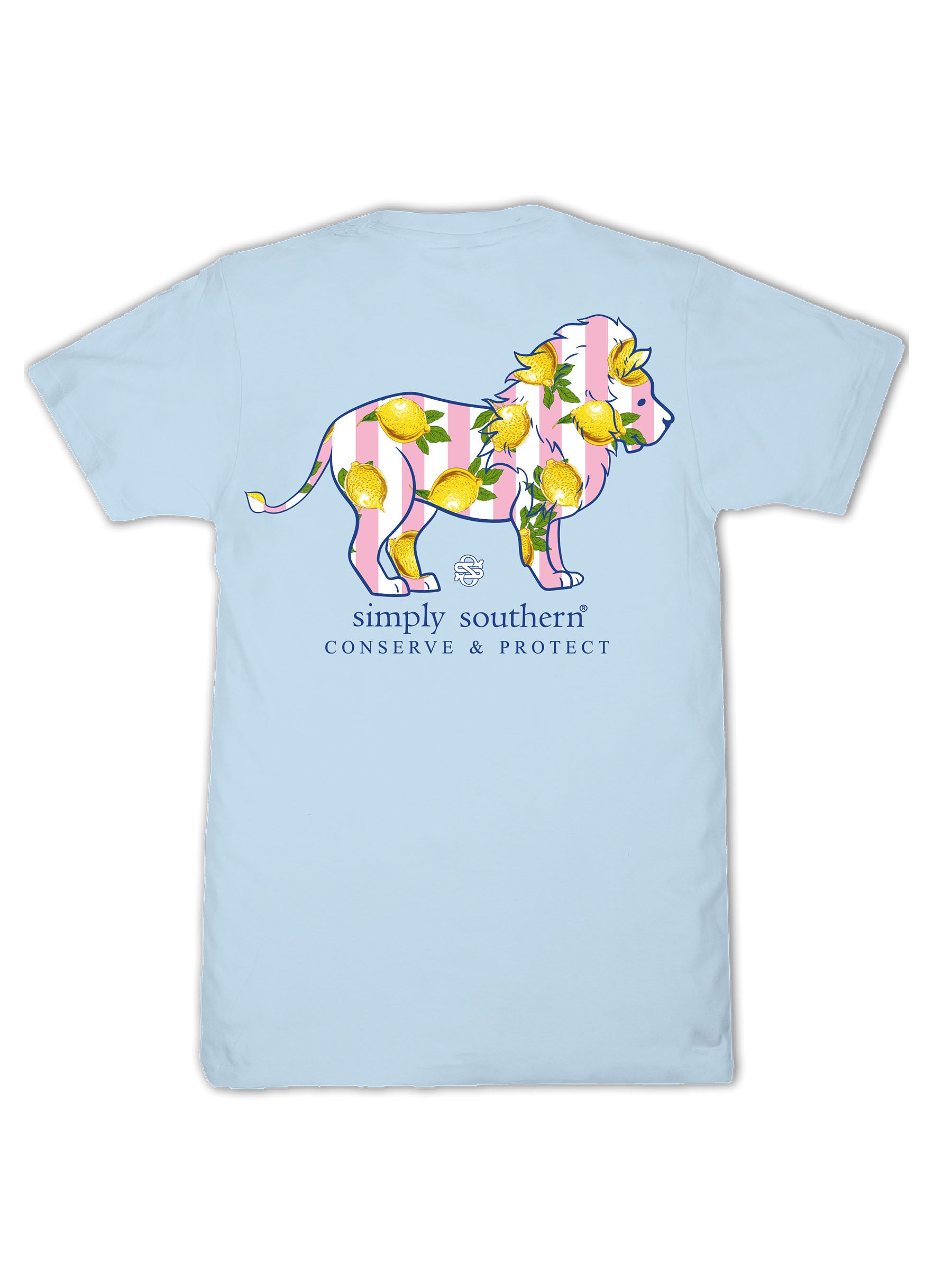 Simply Southern Lion Tracker Lemon Ice T-Shirt