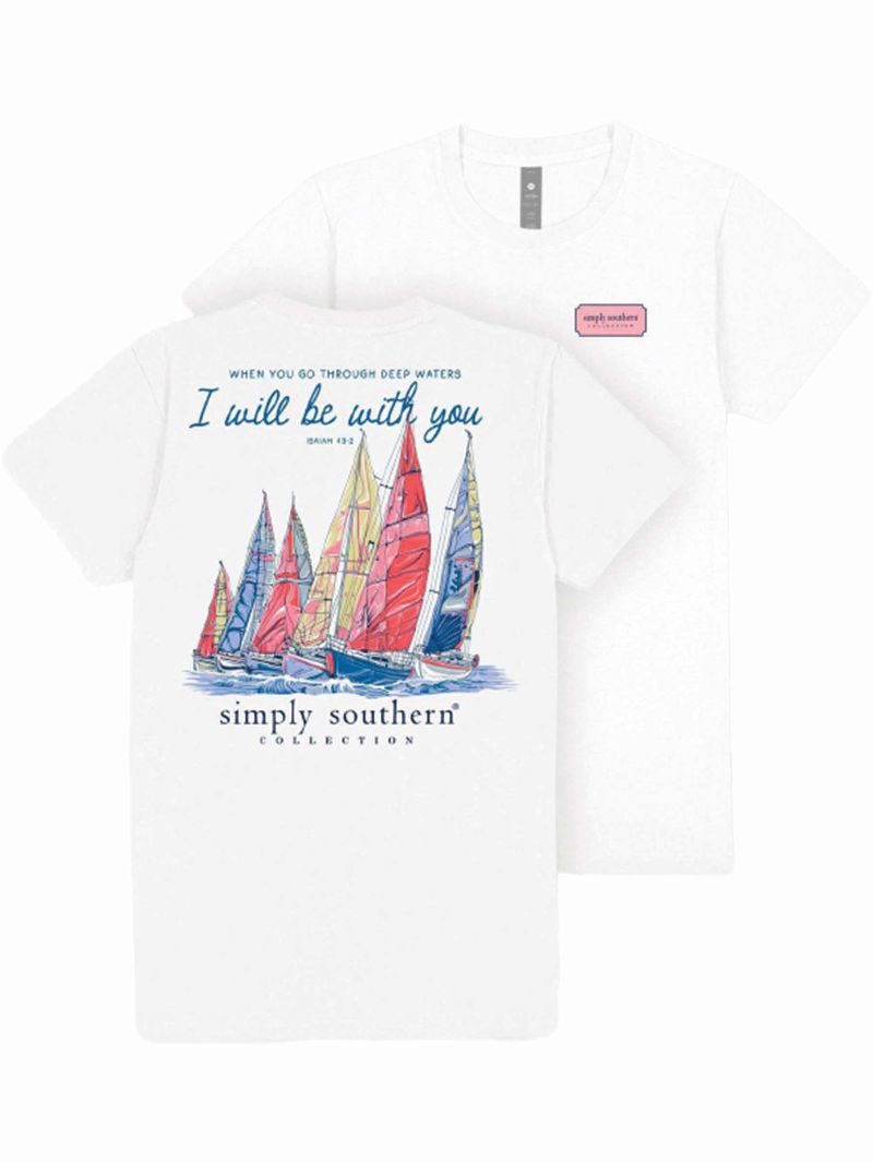 Simply Southern Deep Waters Sail T-Shirt
