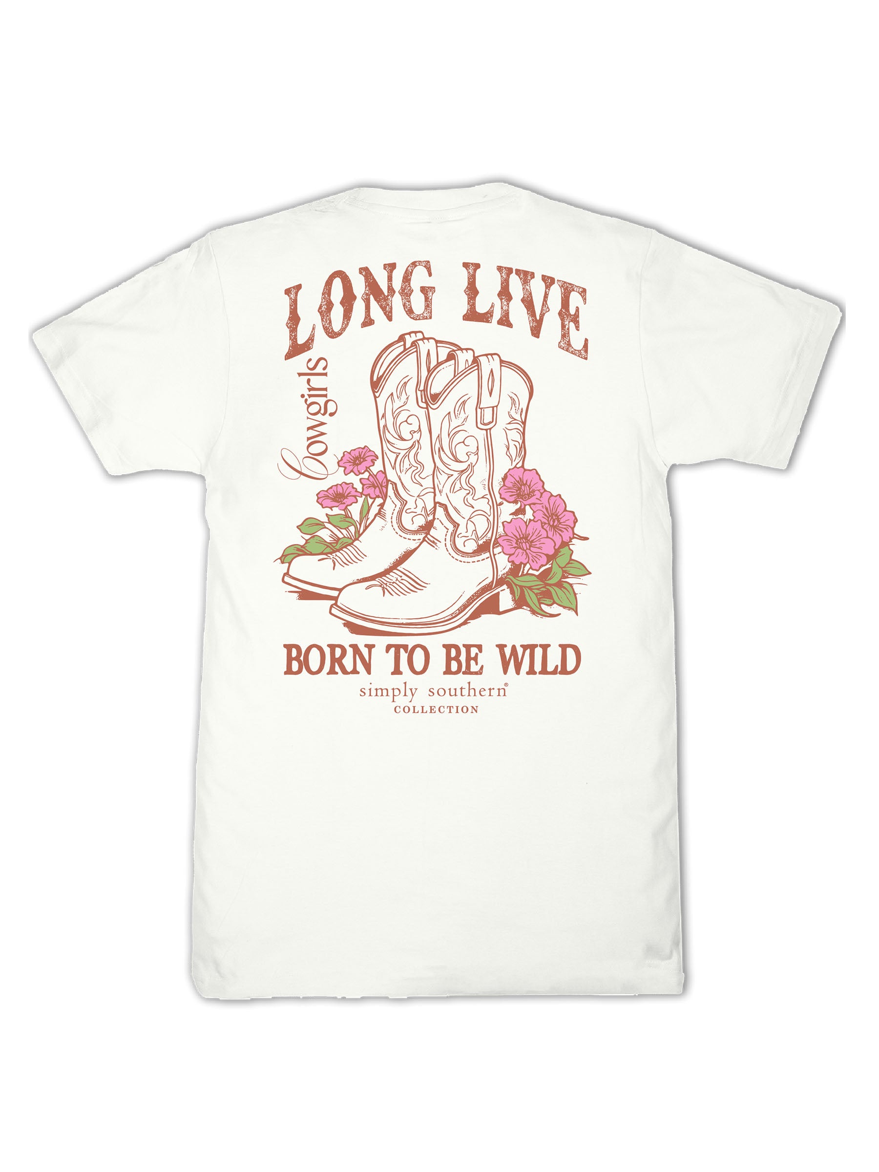 Simply Southern Wild Boots Flower T-Shirt