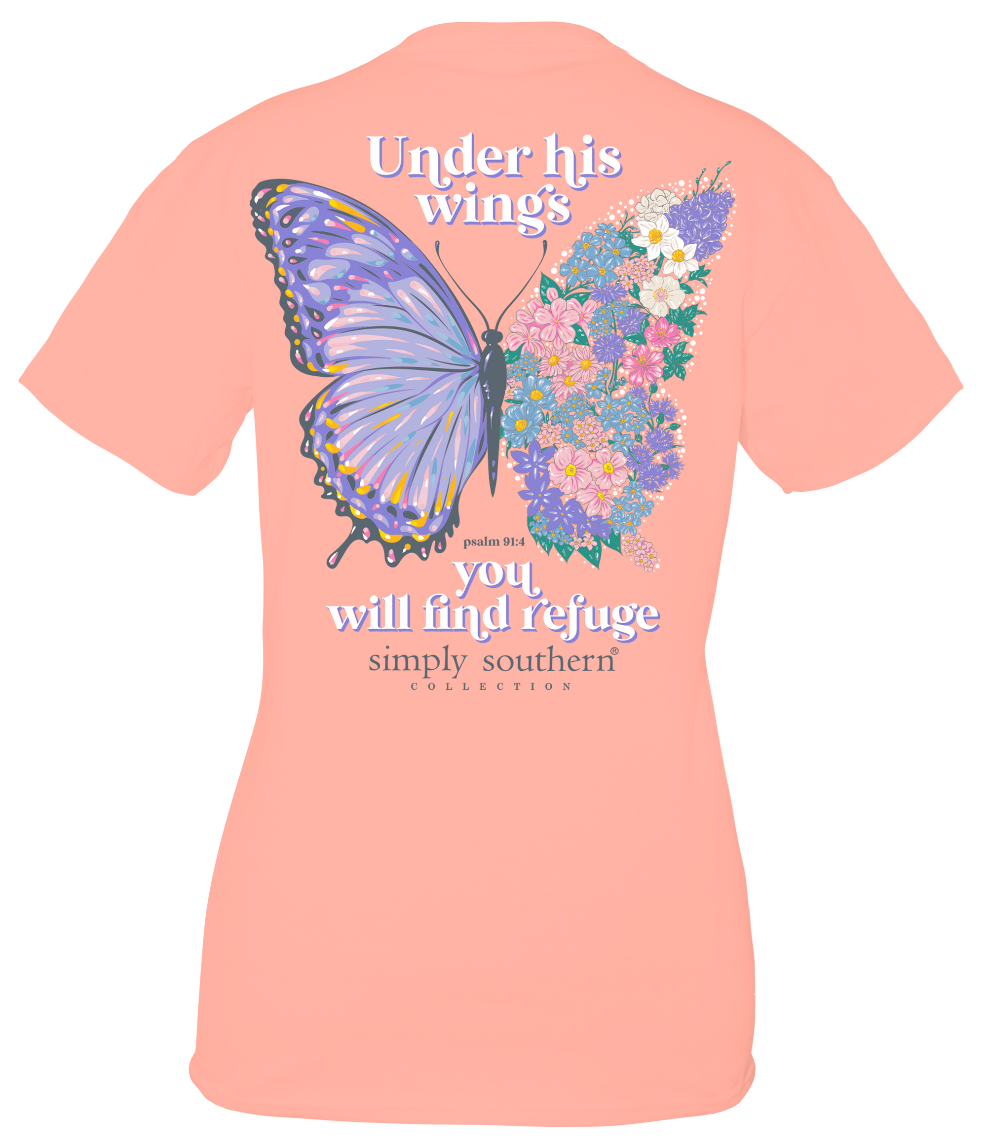 Simply Southern Under His Wings Butterfly T-Shirt