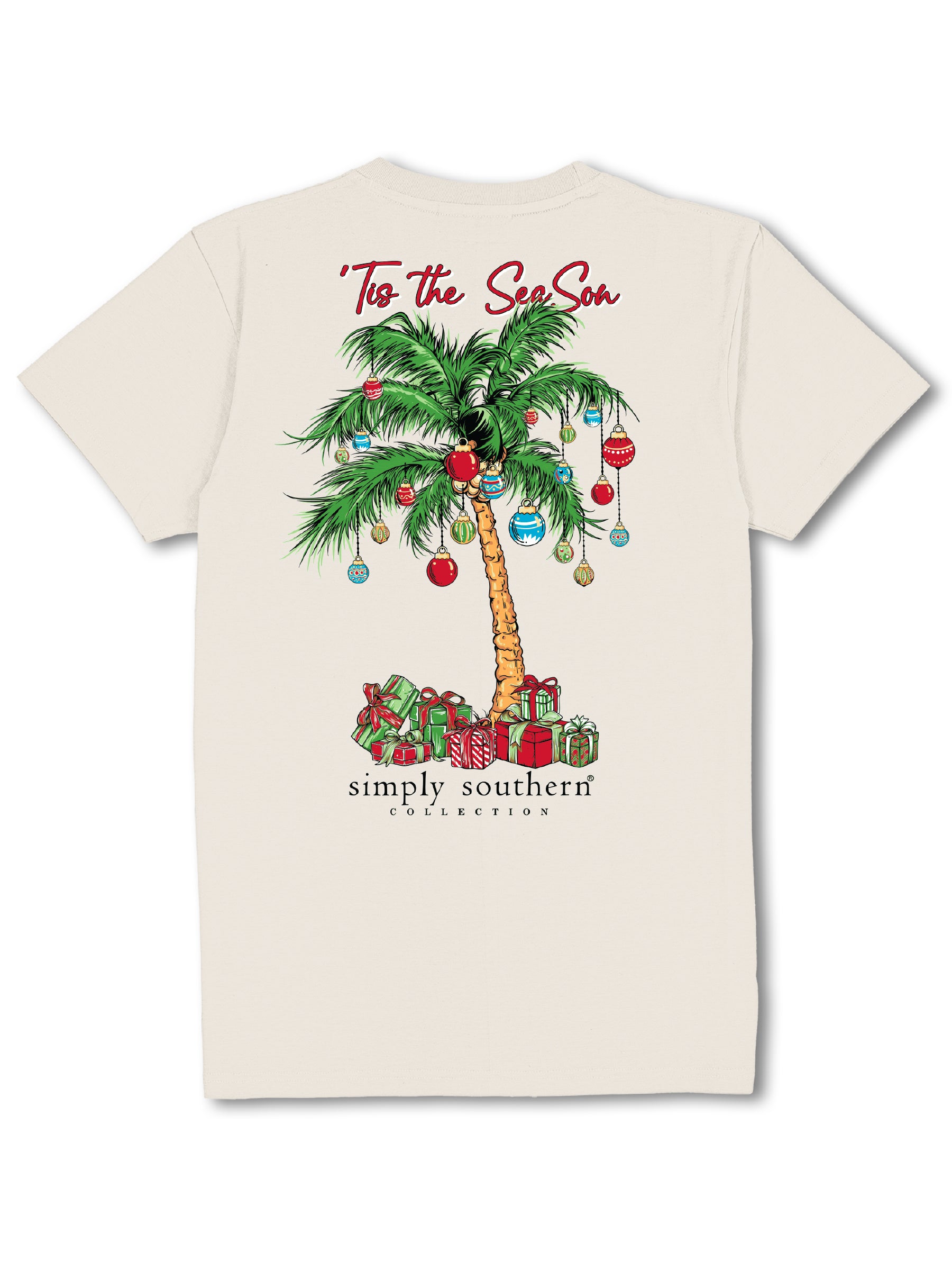 Simply Southern Christmas Palm Tree Holiday T-Shirt