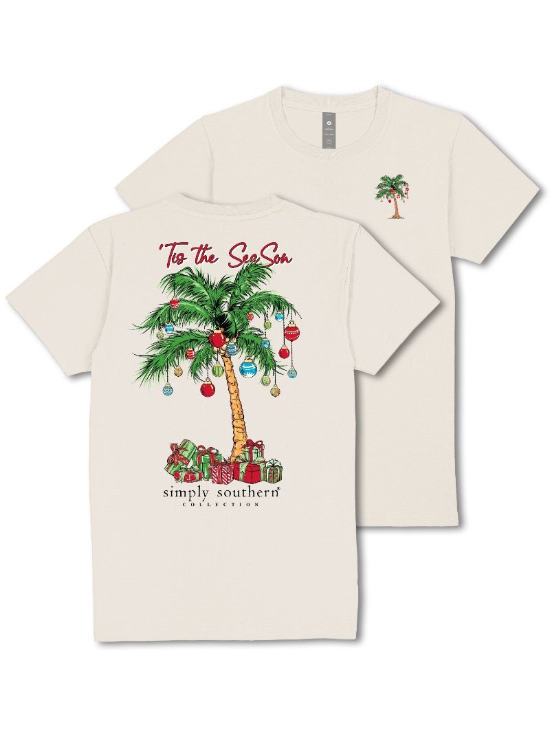 Simply Southern Christmas Palm Tree Holiday T-Shirt