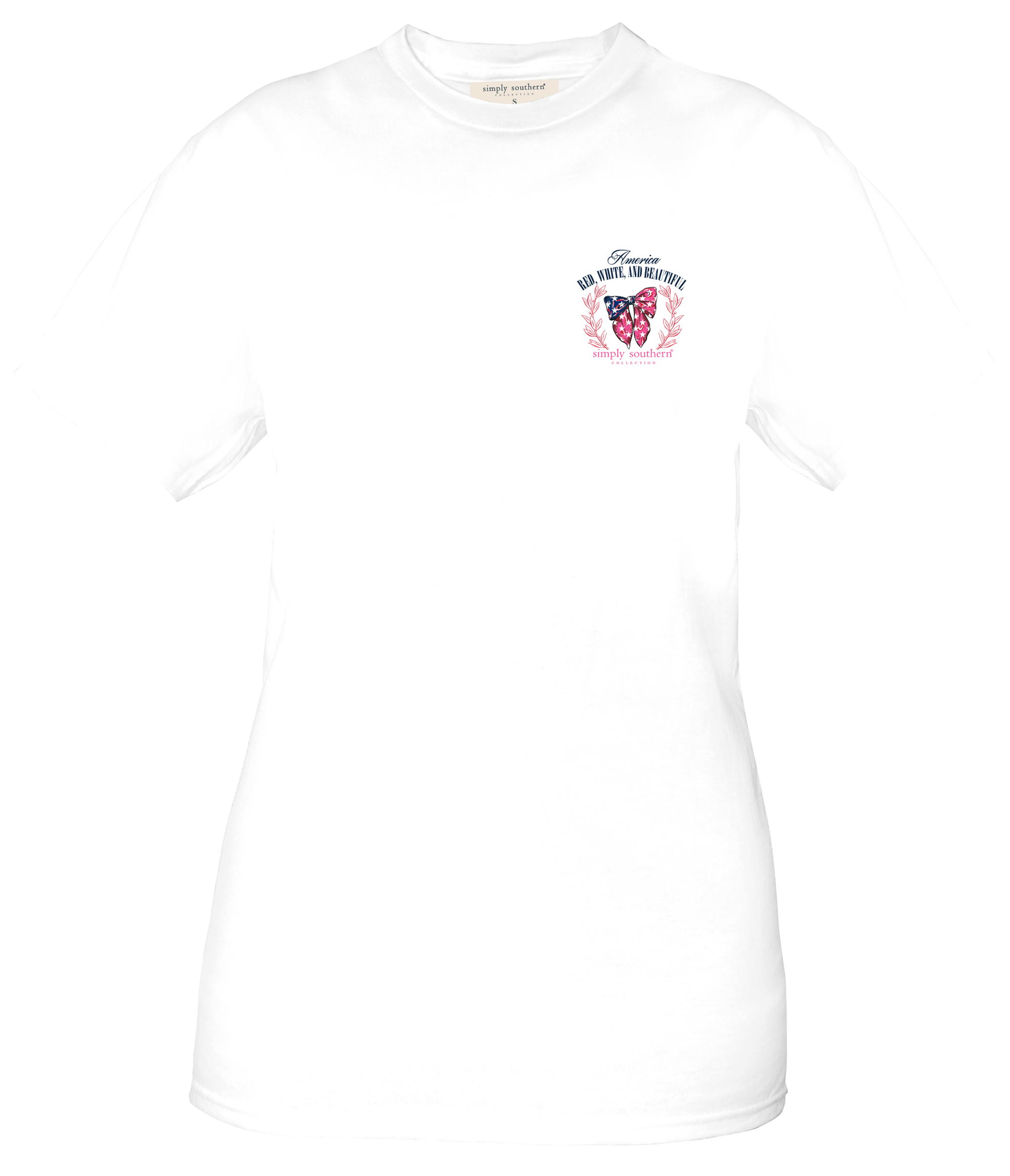 SALE Simply Southern USA Freedom Bow Flag T-Shirt