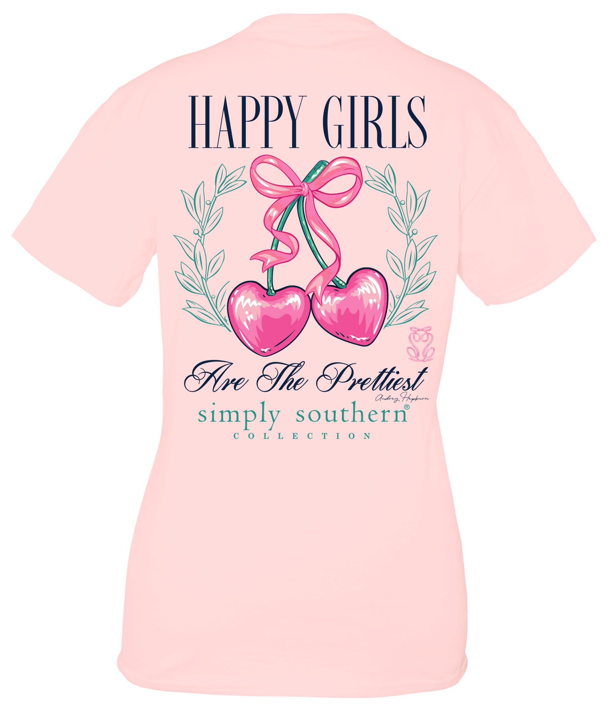 Simply Southern Happy Girls Bow T-Shirt