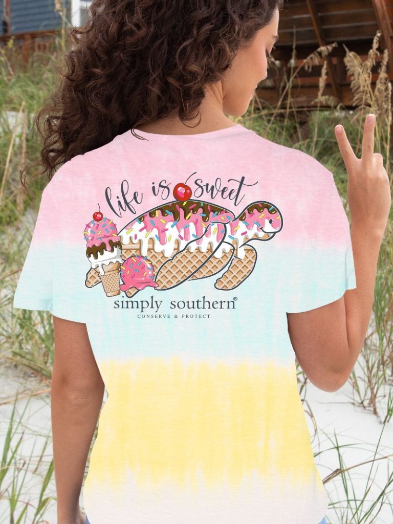 Simply Southern Turtle Tracker Ice Cream T-Shirt