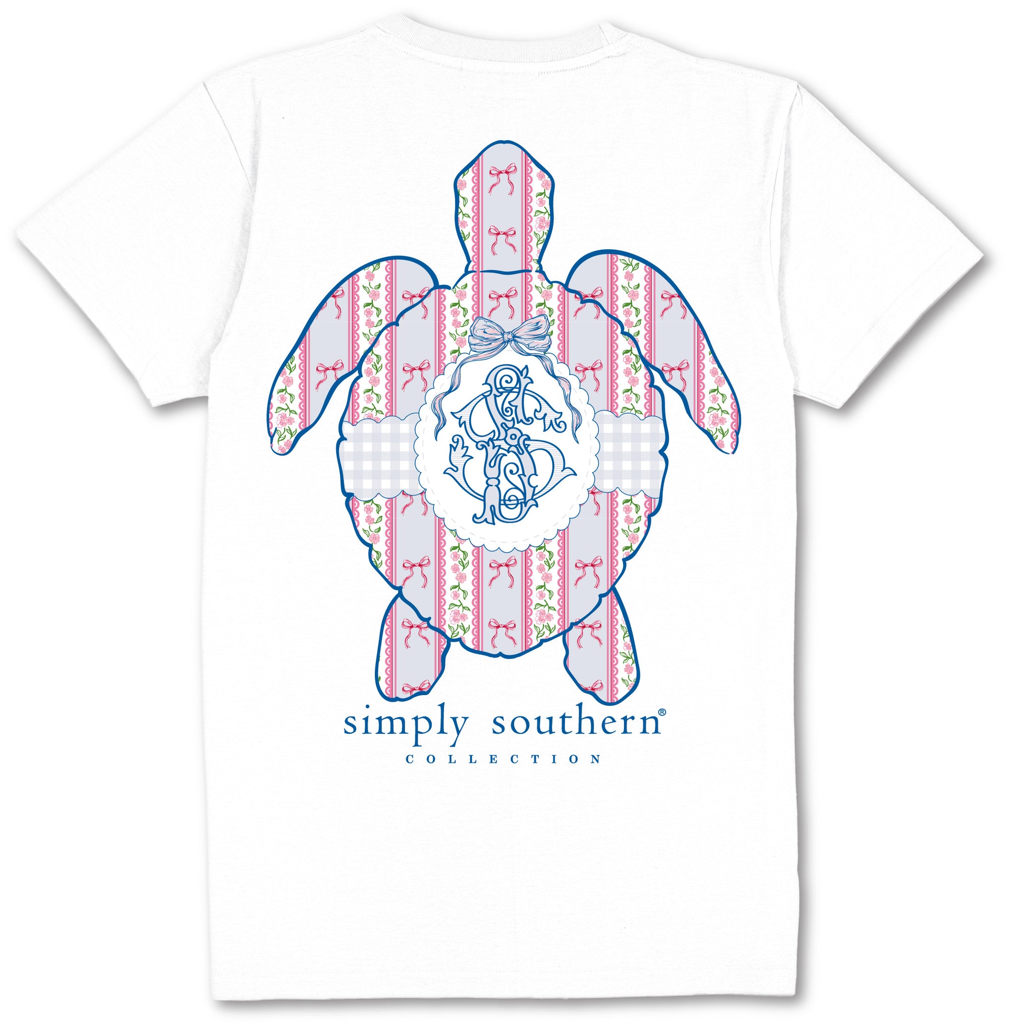 Simply Southern Turtle Tracker Coquette Bows T-Shirt