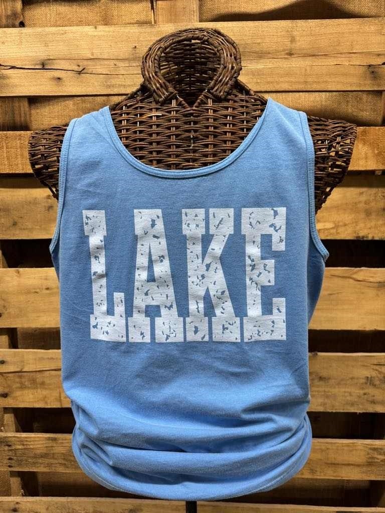 Southern Chics Lake Comfort Colors Tank Top