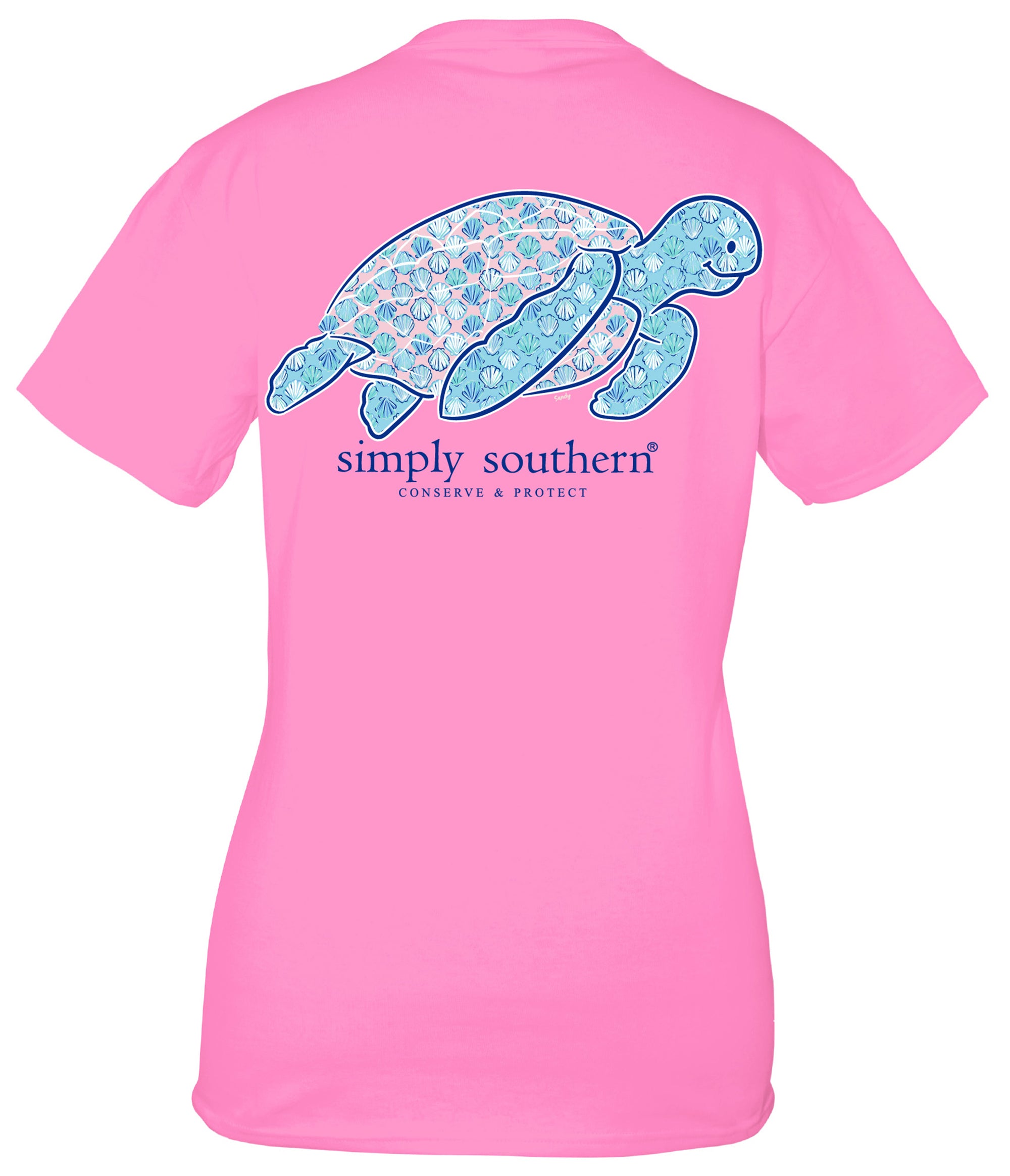 Womens SIMPLY SOUTHERN pink honey bee t shirt SMALL NWT Hey Honey