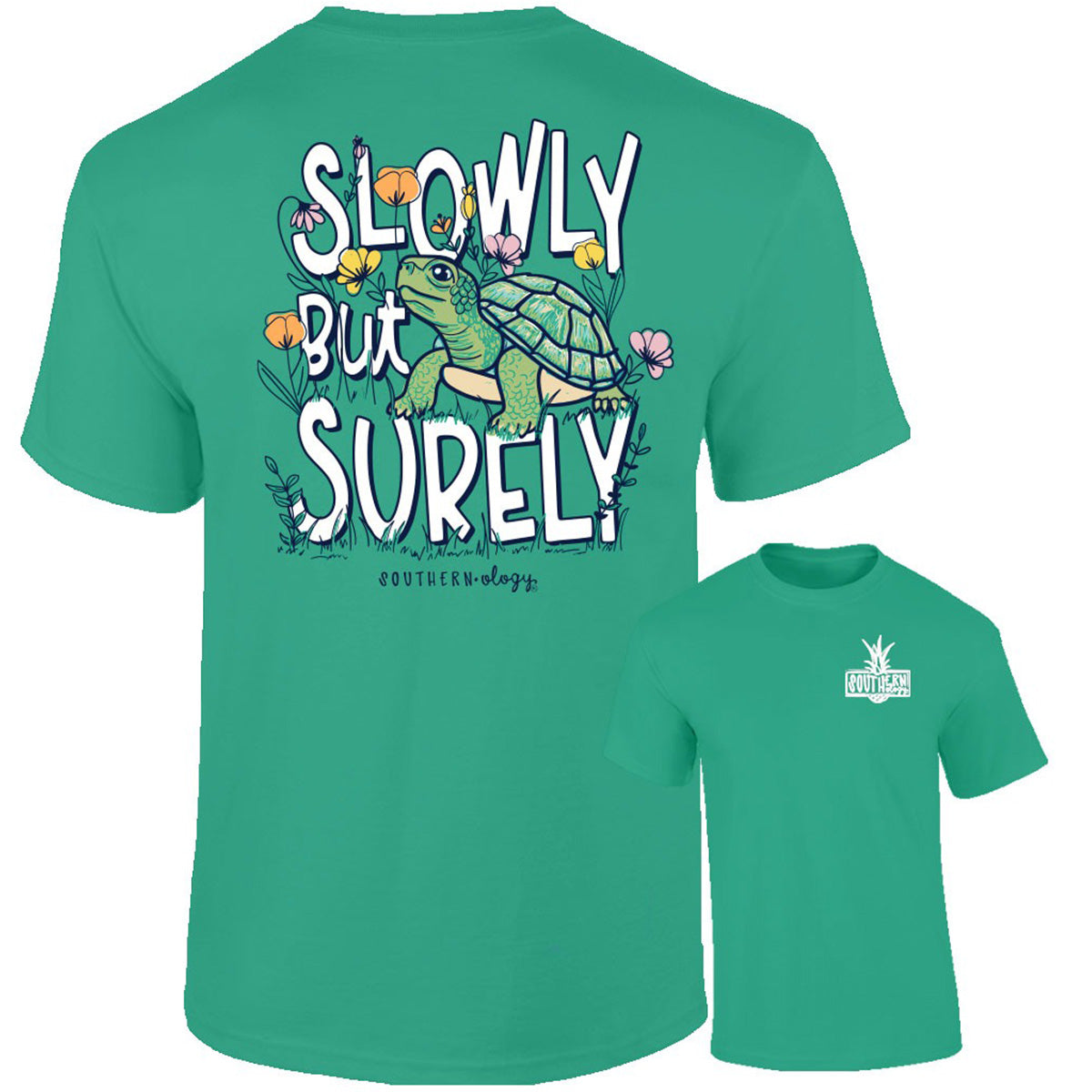 Southernology Slowly but Surely Turtle Comfort Colors T-Shirt