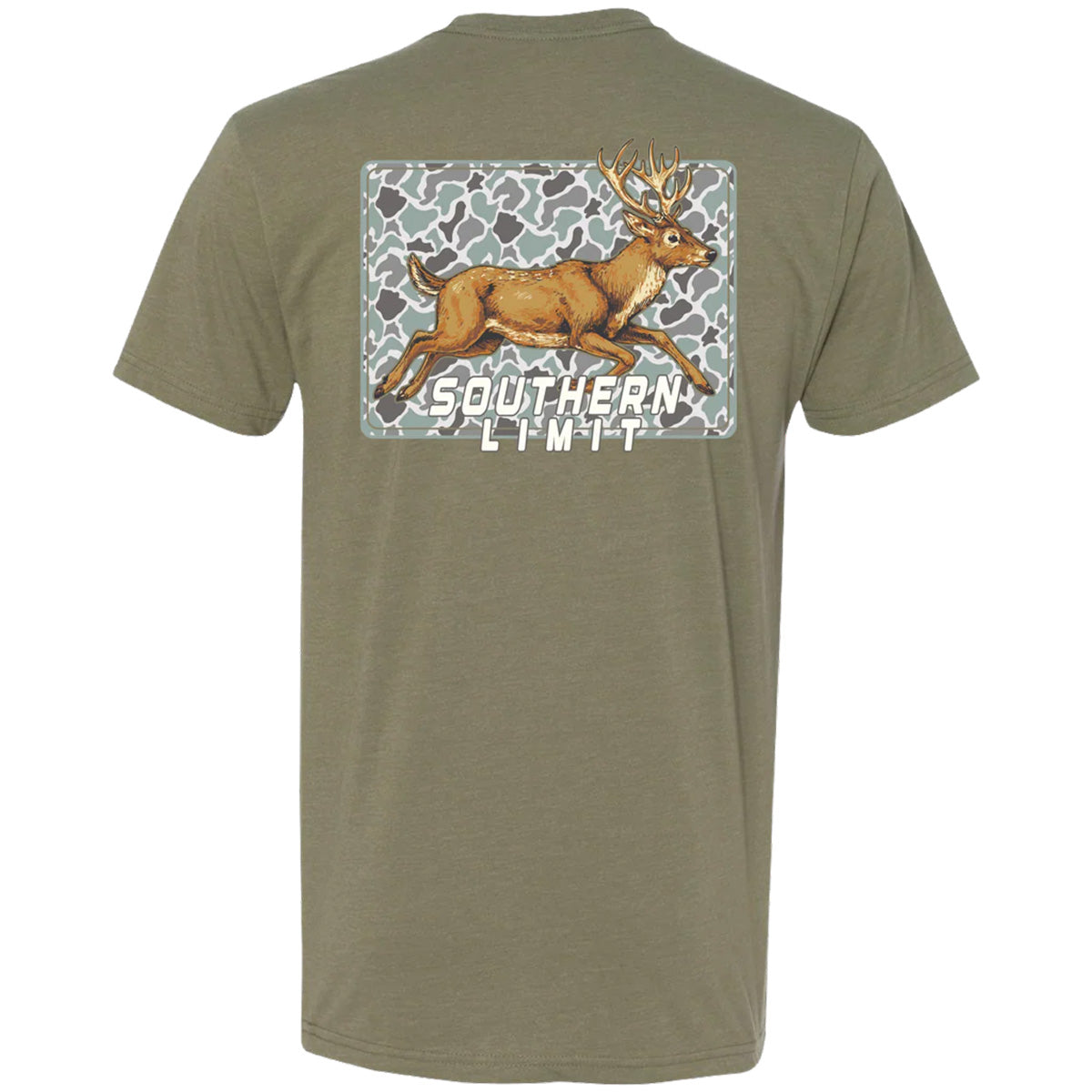 Southern Limit Camo Buck Deer Unisex T-Shirt