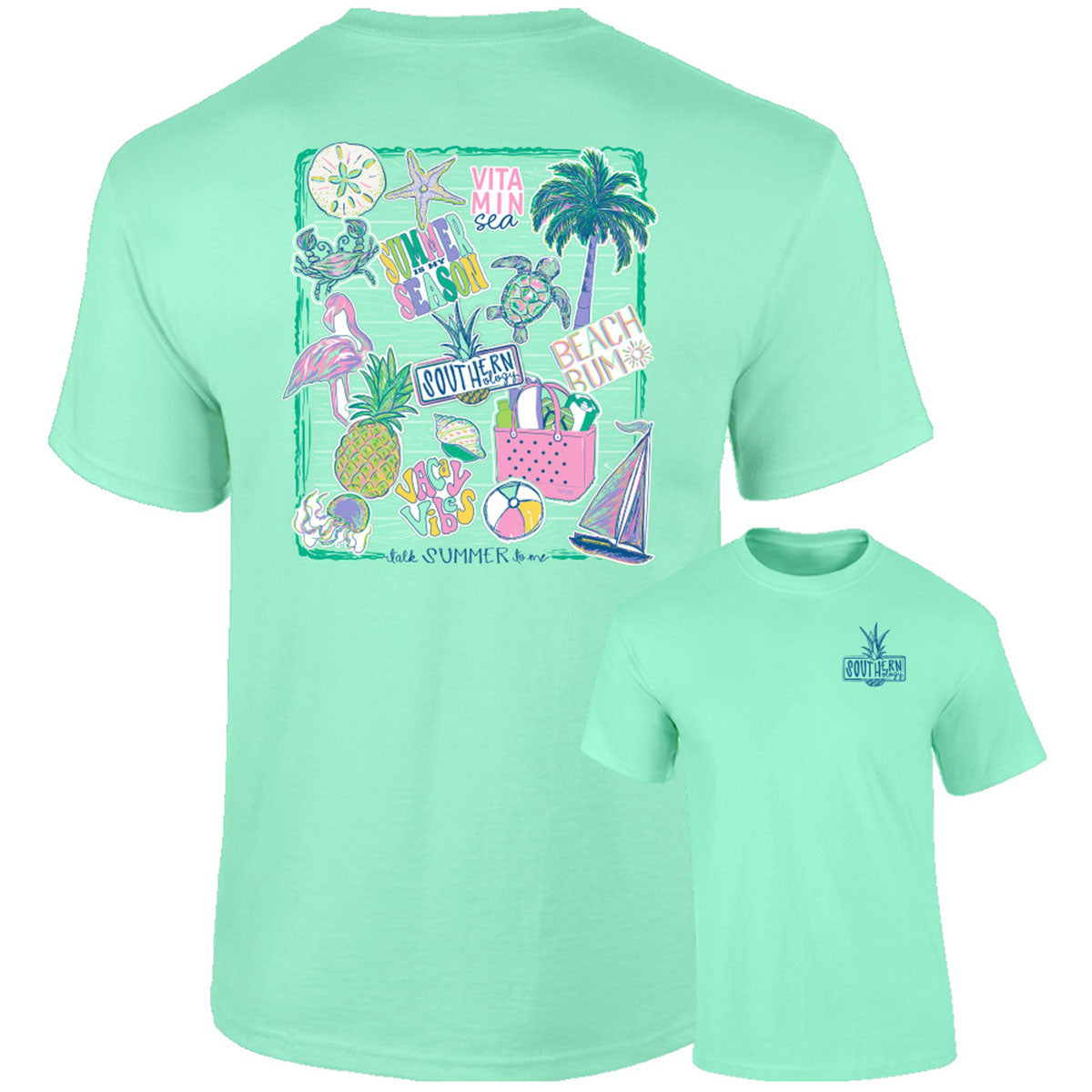 Southernology Talk Summer to Me Comfort Colors T-Shirt