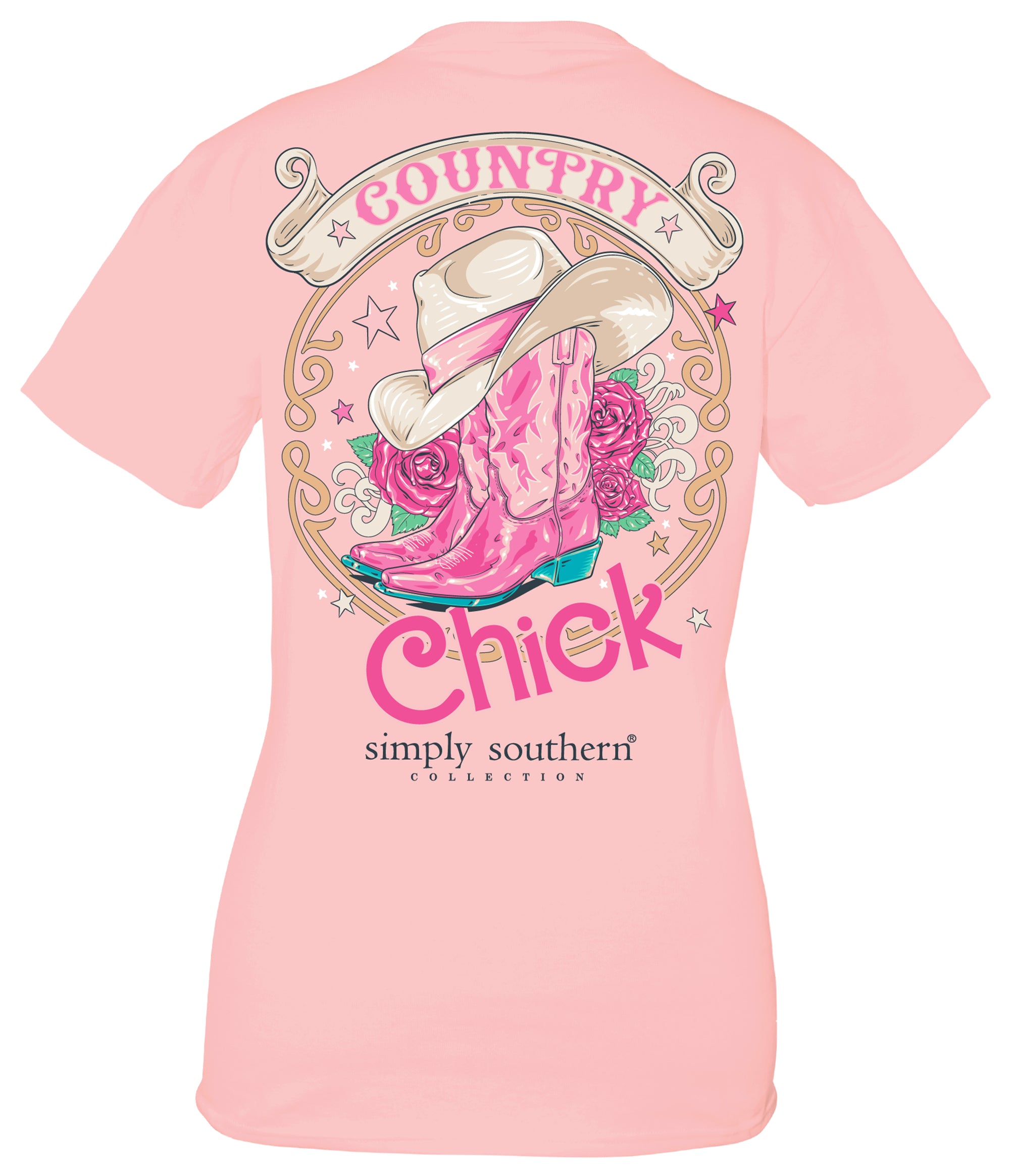 Simply Southern Country Chick Boots T-Shirt