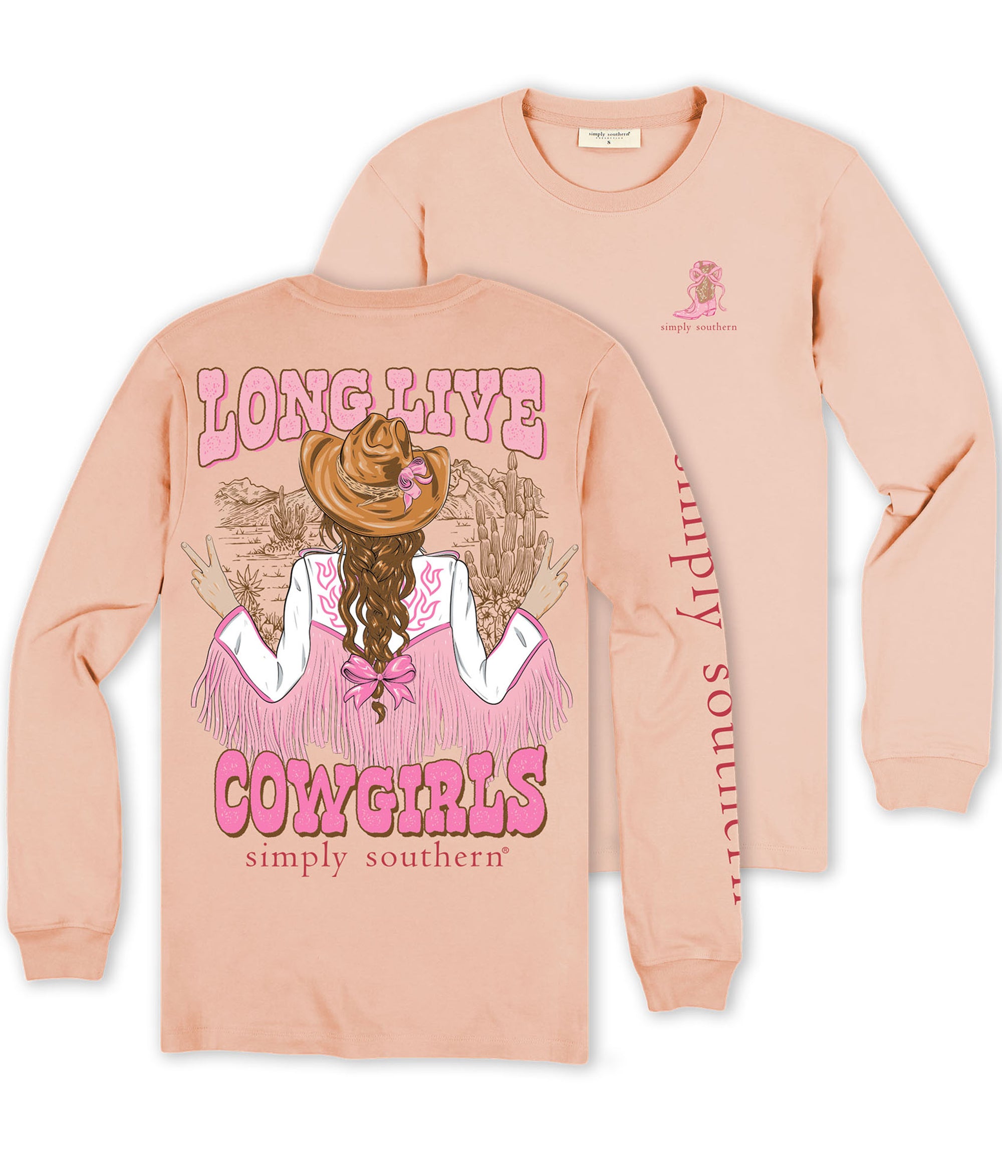 Simply Southern Cowgirl Jacket LS T-Shirt