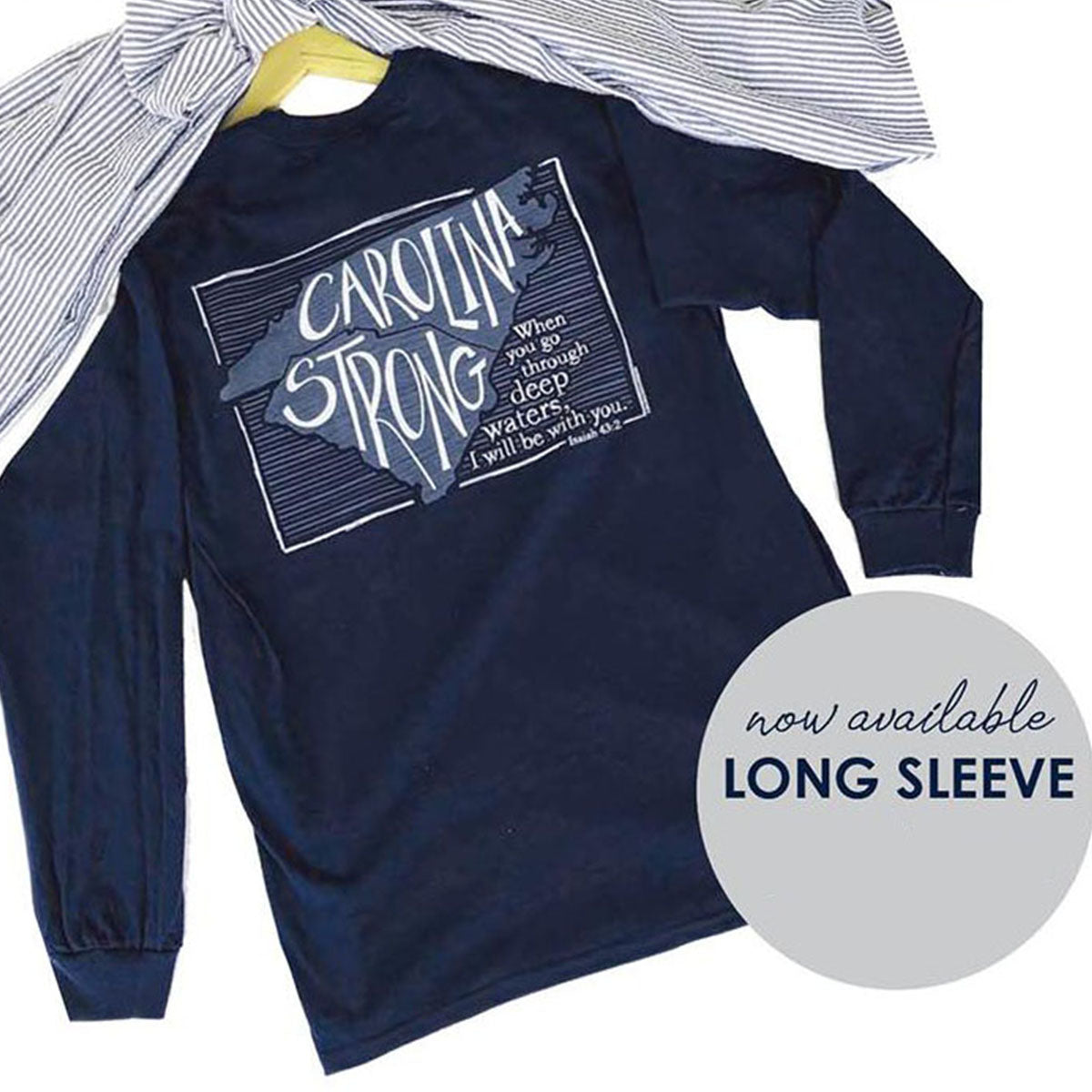 Southernology Carolina Strong Hurricane Relief Long Sleeve T-Shirt