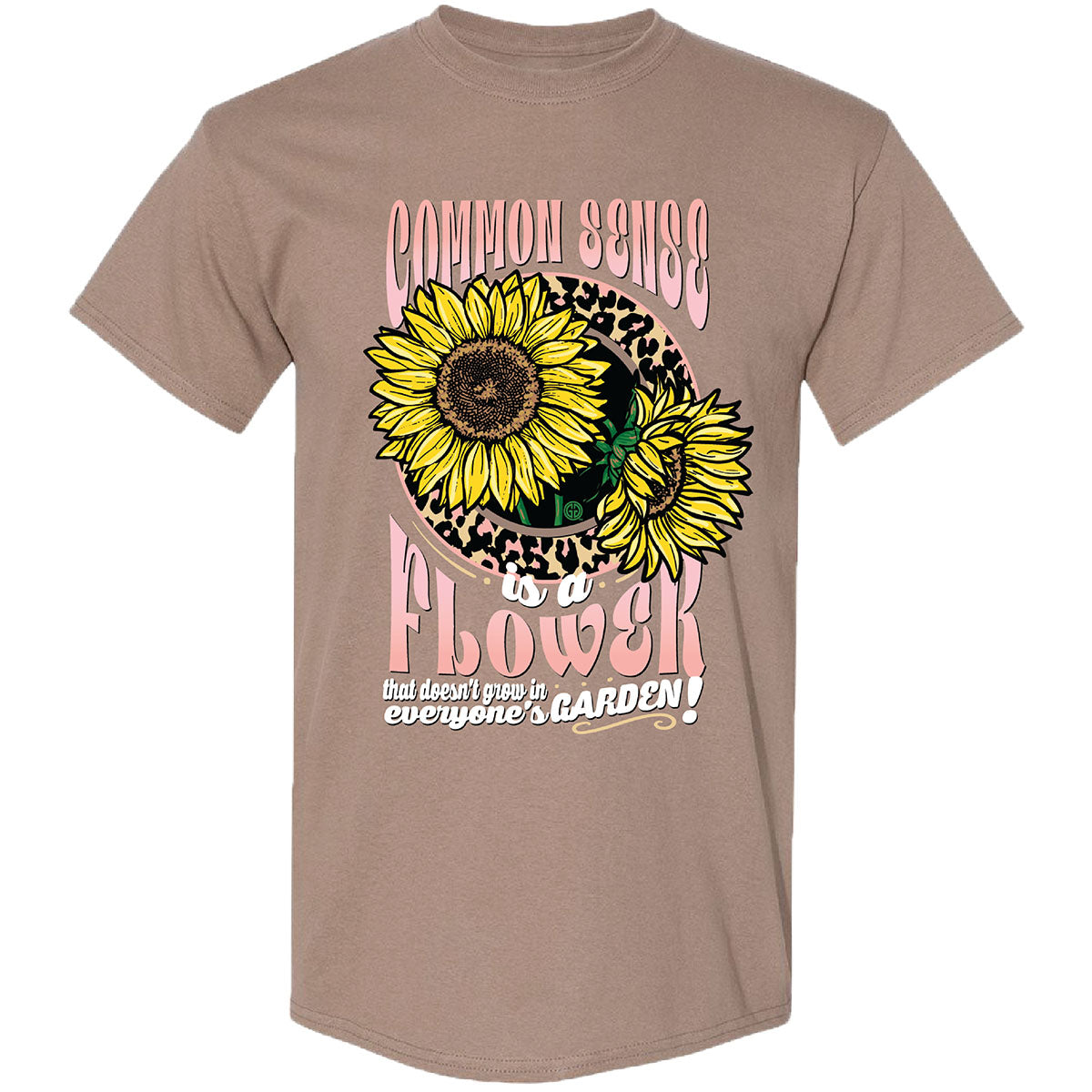 Girlie Girl Originals Common Sense Flower T-Shirt