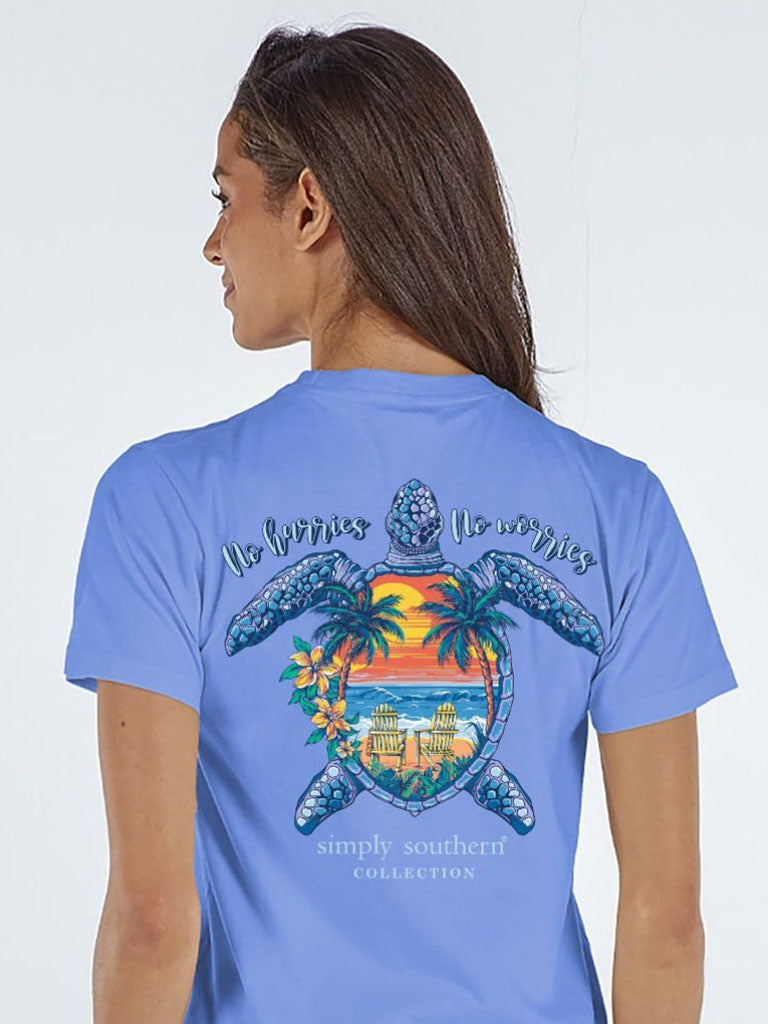 Simply Southern Turtle Tracker Beach Wave T-Shirt
